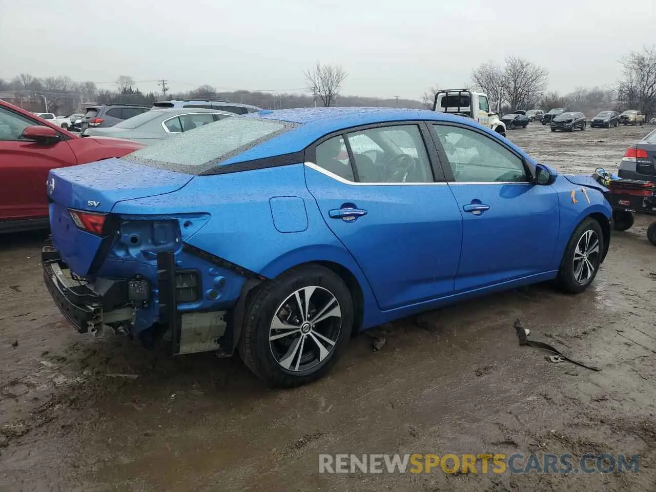3 Photograph of a damaged car 3N1AB8CV6MY272331 NISSAN SENTRA 2021