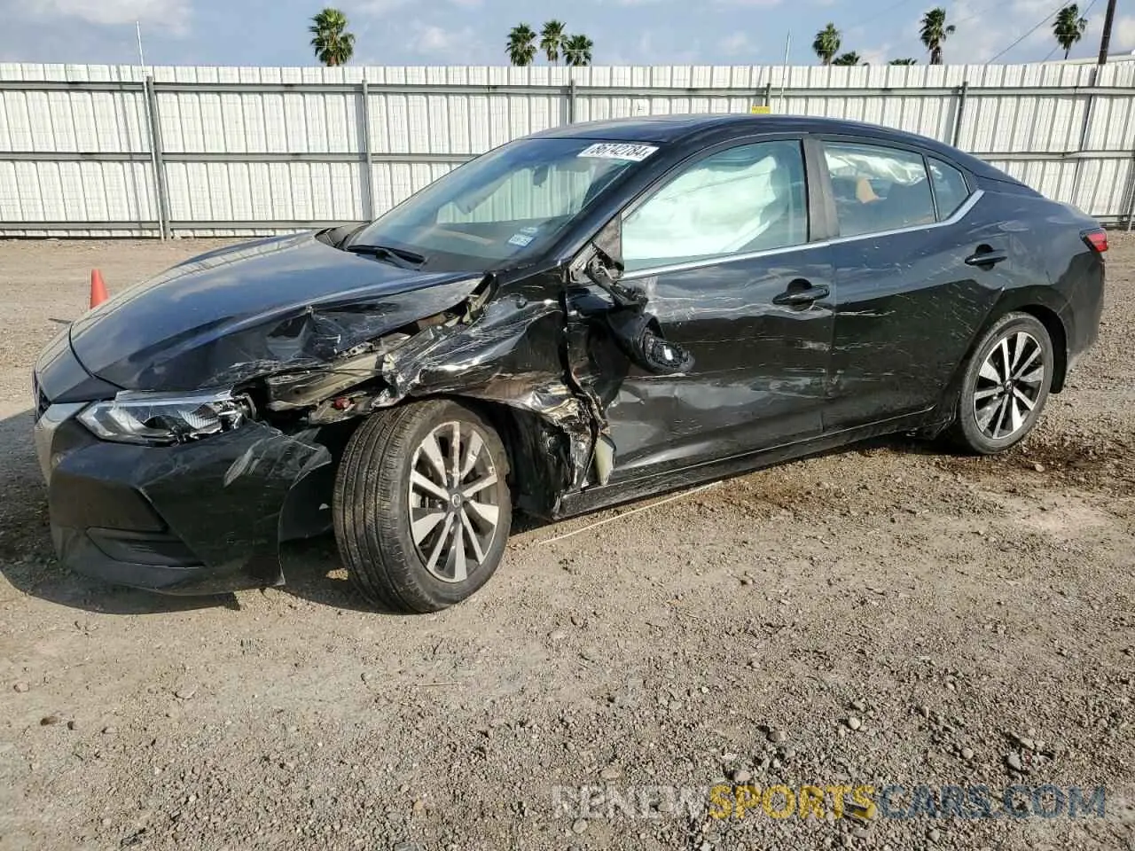 1 Photograph of a damaged car 3N1AB8CV6MY290277 NISSAN SENTRA 2021