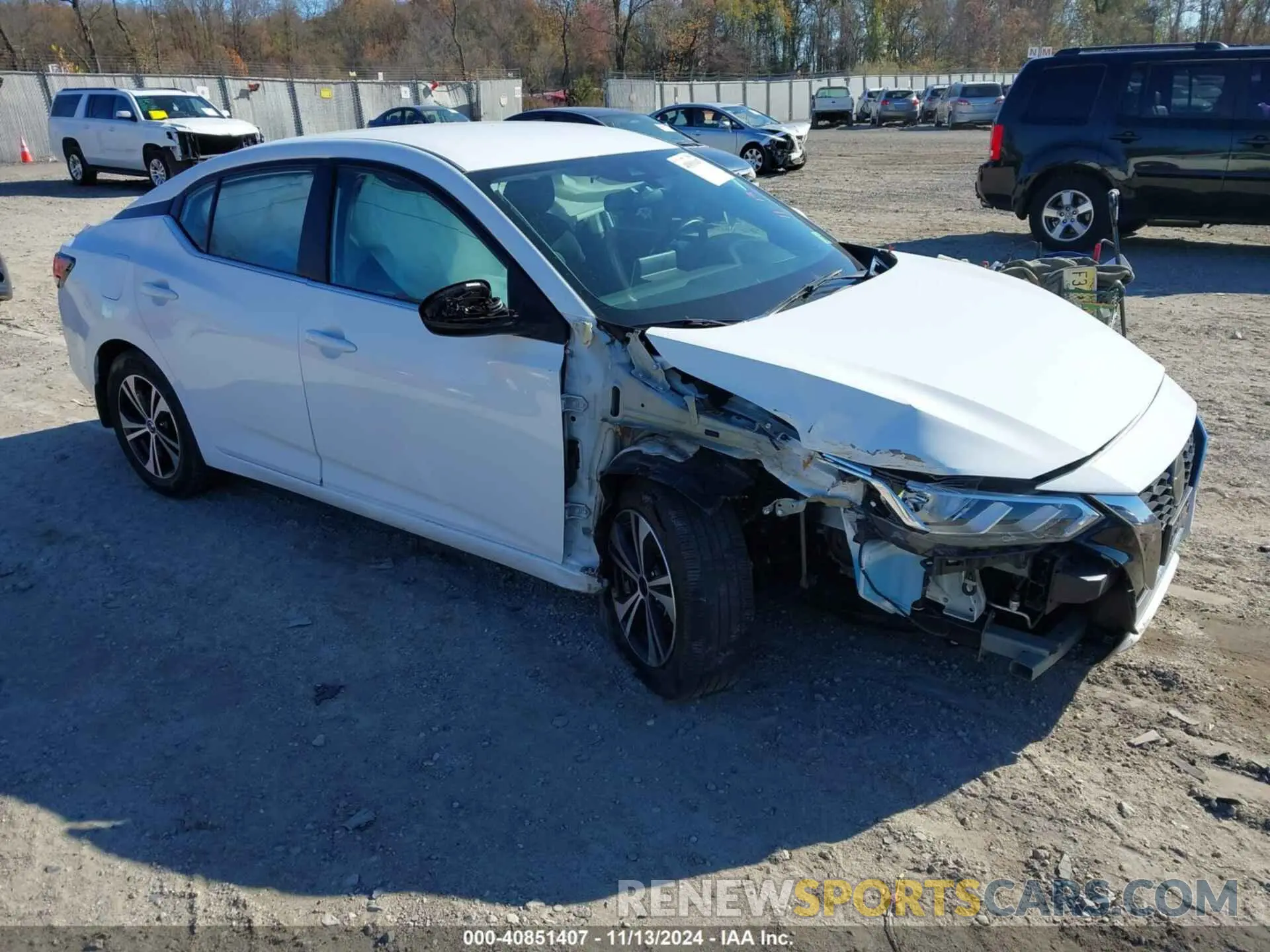 1 Photograph of a damaged car 3N1AB8CV6MY292420 NISSAN SENTRA 2021