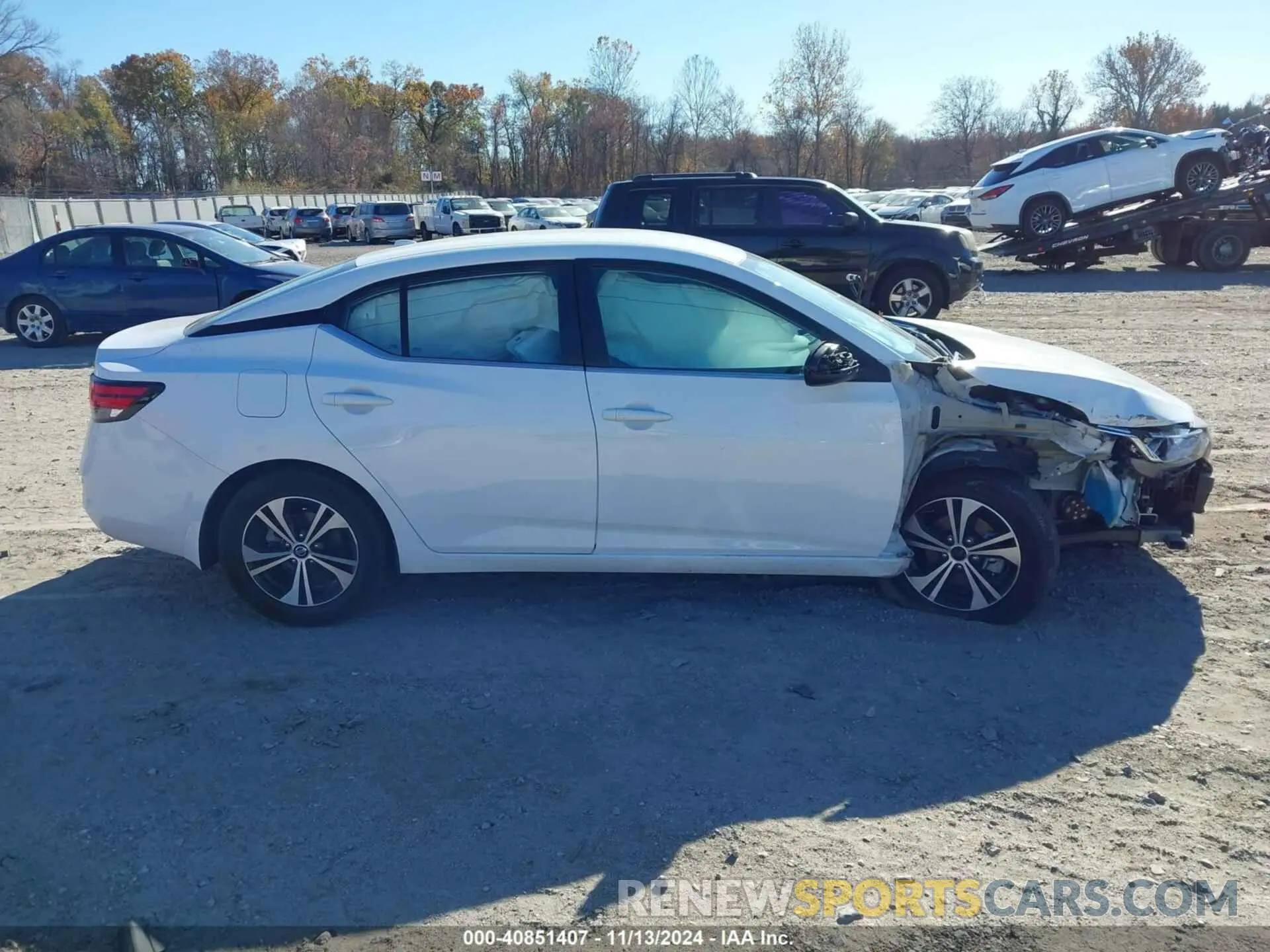 13 Photograph of a damaged car 3N1AB8CV6MY292420 NISSAN SENTRA 2021