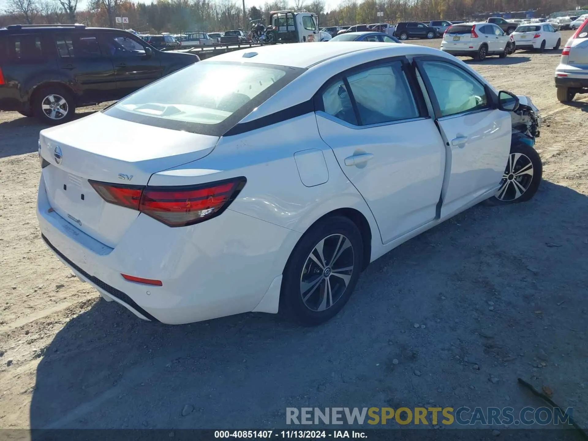 4 Photograph of a damaged car 3N1AB8CV6MY292420 NISSAN SENTRA 2021