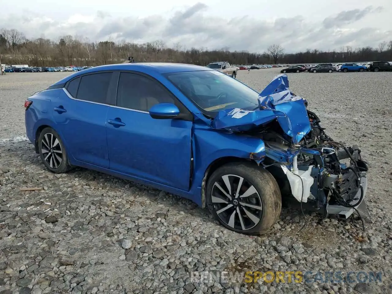 4 Photograph of a damaged car 3N1AB8CV6MY296337 NISSAN SENTRA 2021