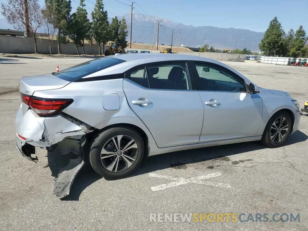 3 Photograph of a damaged car 3N1AB8CV6MY299075 NISSAN SENTRA 2021