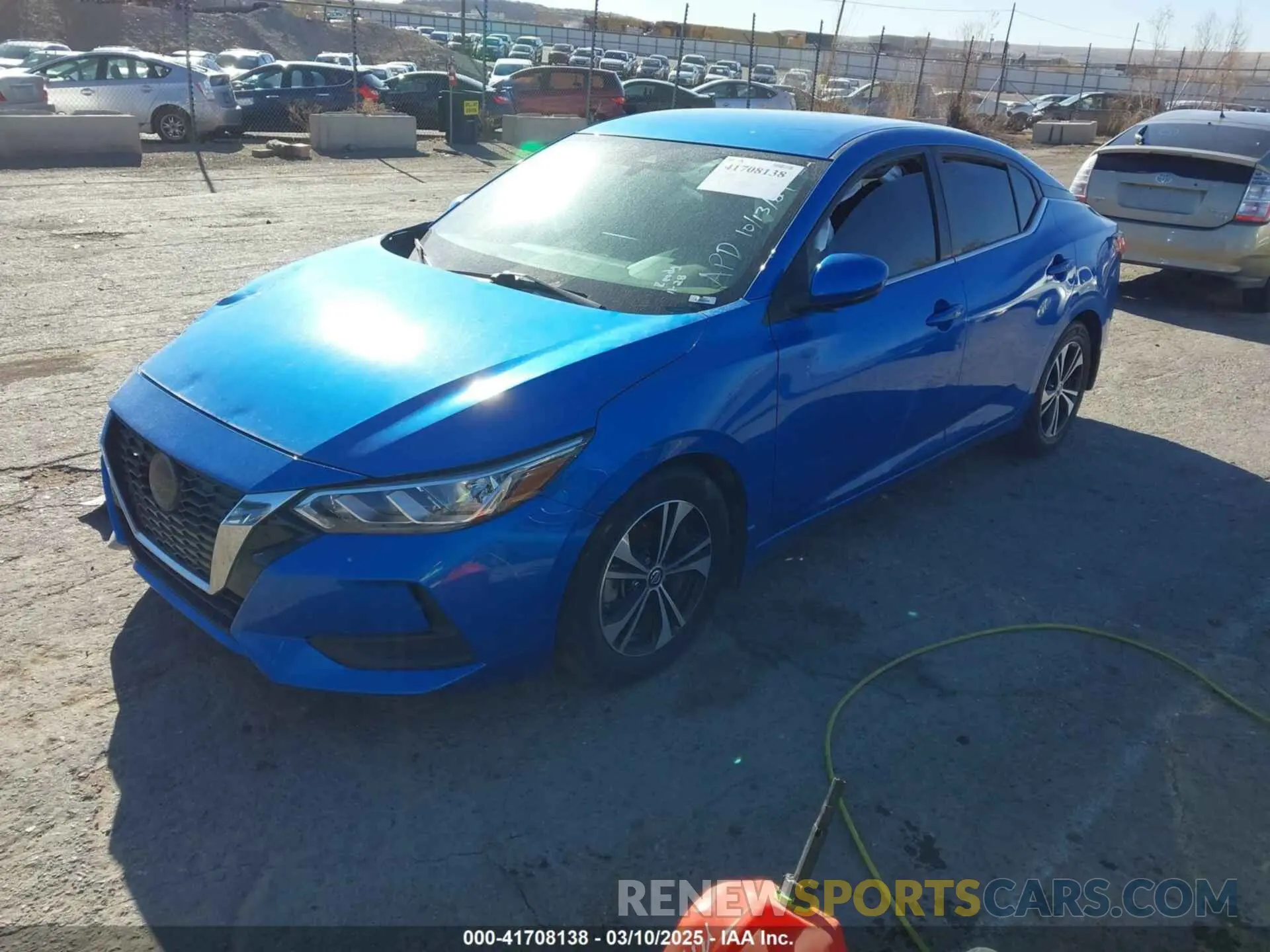 2 Photograph of a damaged car 3N1AB8CV6MY304209 NISSAN SENTRA 2021