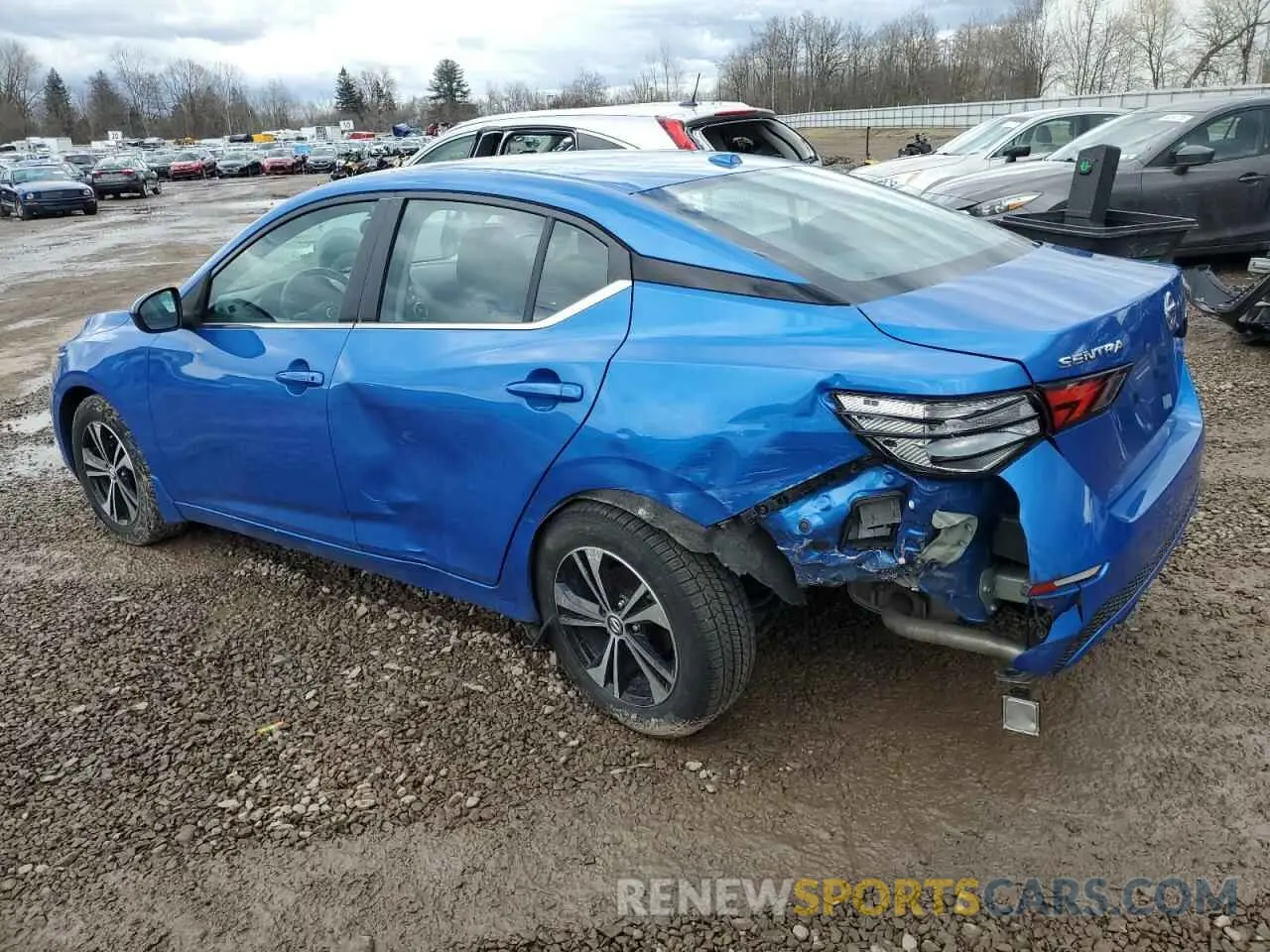 2 Photograph of a damaged car 3N1AB8CV6MY305800 NISSAN SENTRA 2021