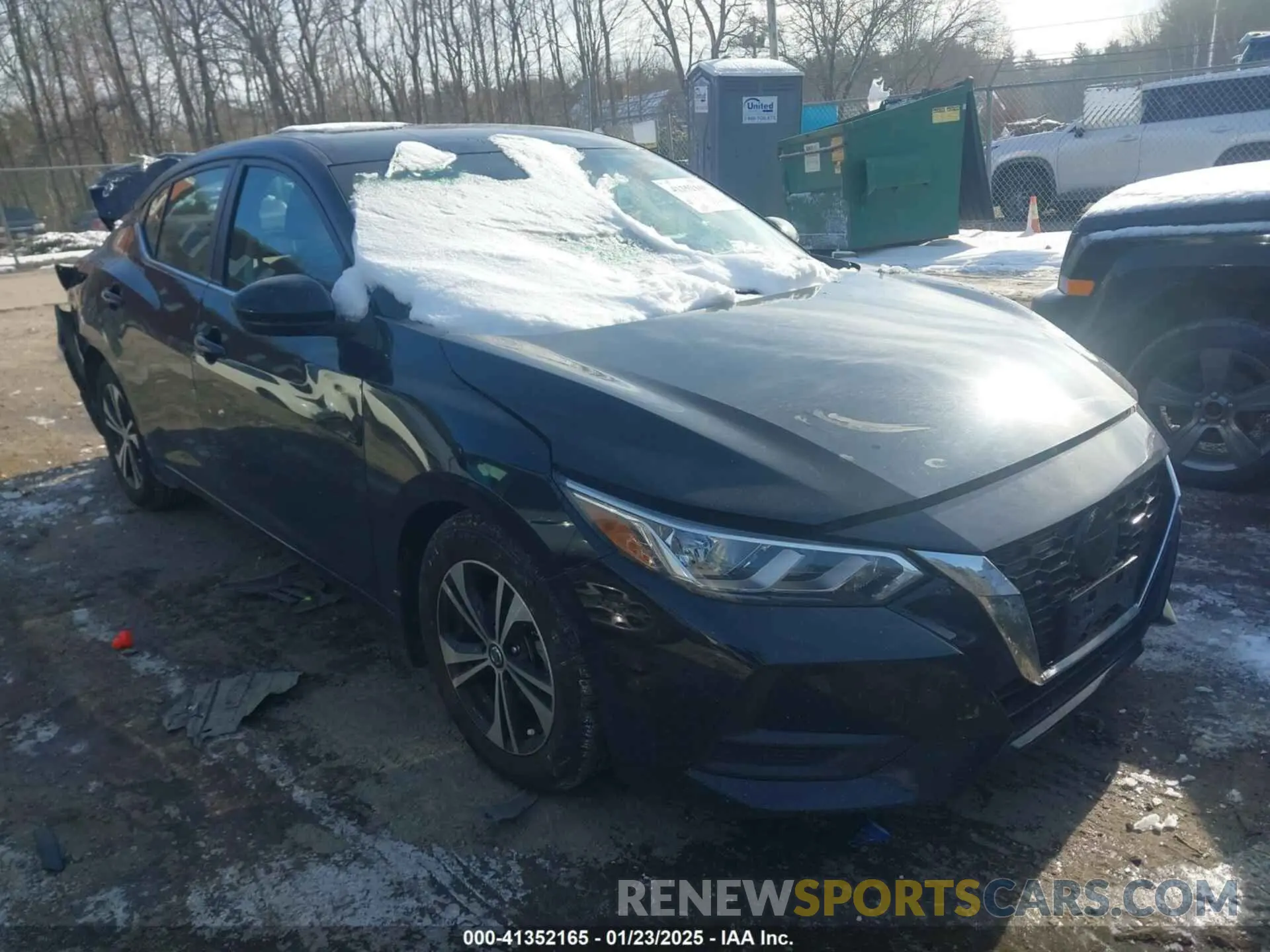 1 Photograph of a damaged car 3N1AB8CV6MY307899 NISSAN SENTRA 2021