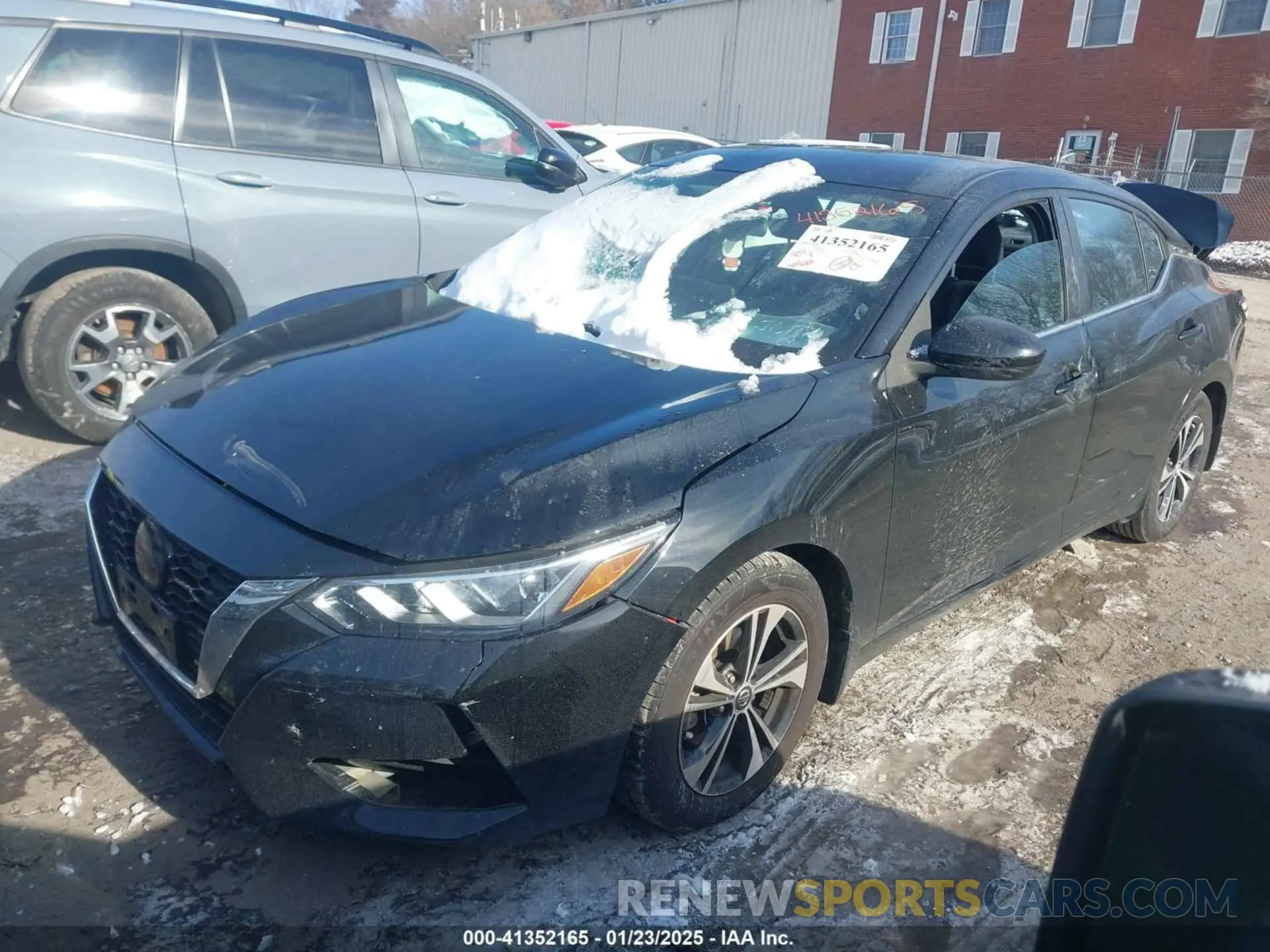 2 Photograph of a damaged car 3N1AB8CV6MY307899 NISSAN SENTRA 2021