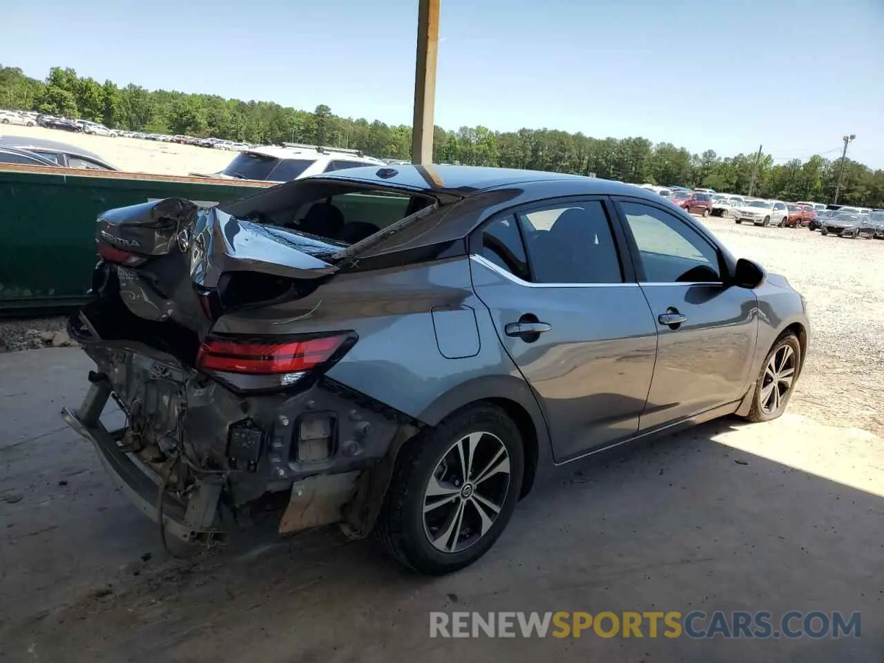 3 Photograph of a damaged car 3N1AB8CV6MY310639 NISSAN SENTRA 2021