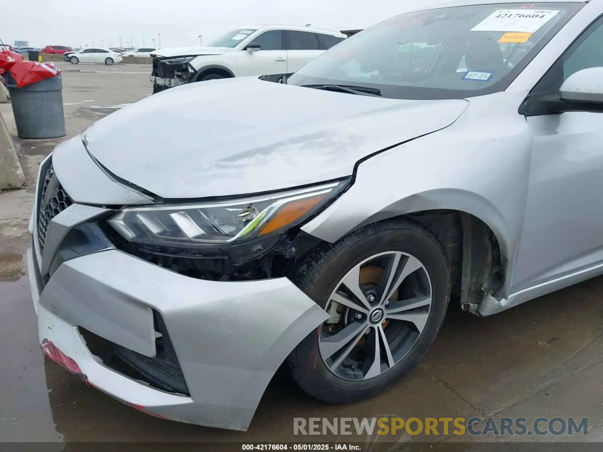 19 Photograph of a damaged car 3N1AB8CV6MY311600 NISSAN SENTRA 2021