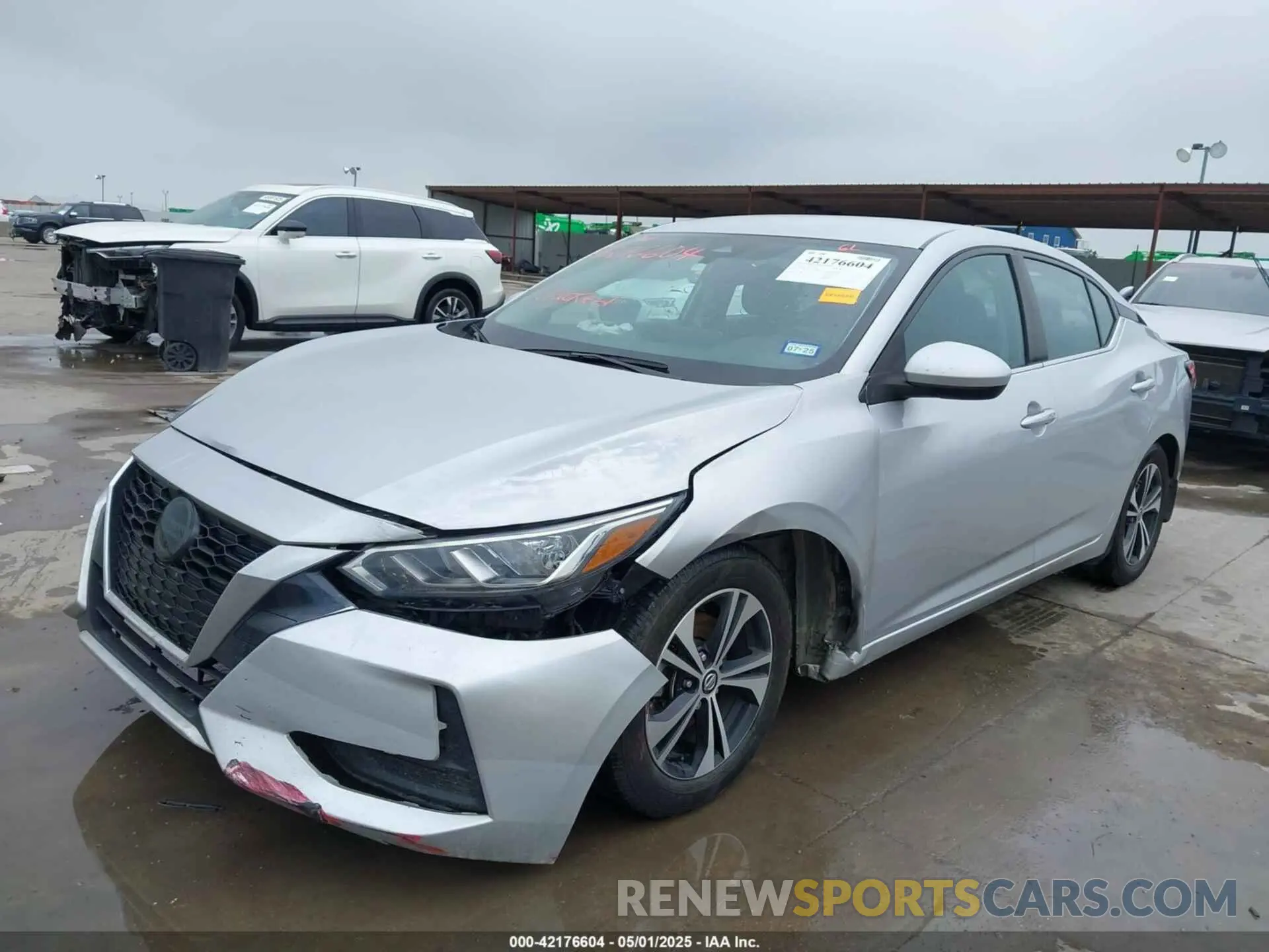 2 Photograph of a damaged car 3N1AB8CV6MY311600 NISSAN SENTRA 2021