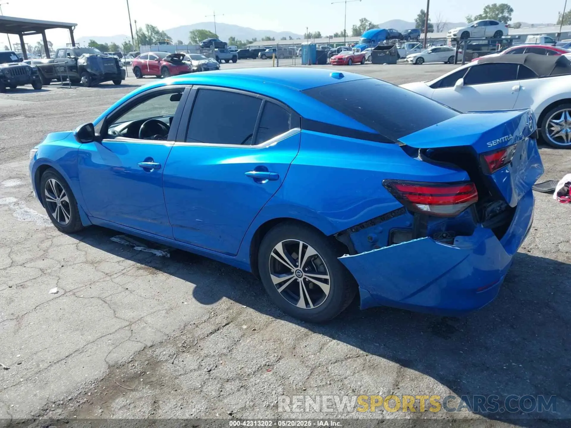 3 Photograph of a damaged car 3N1AB8CV6MY313038 NISSAN SENTRA 2021