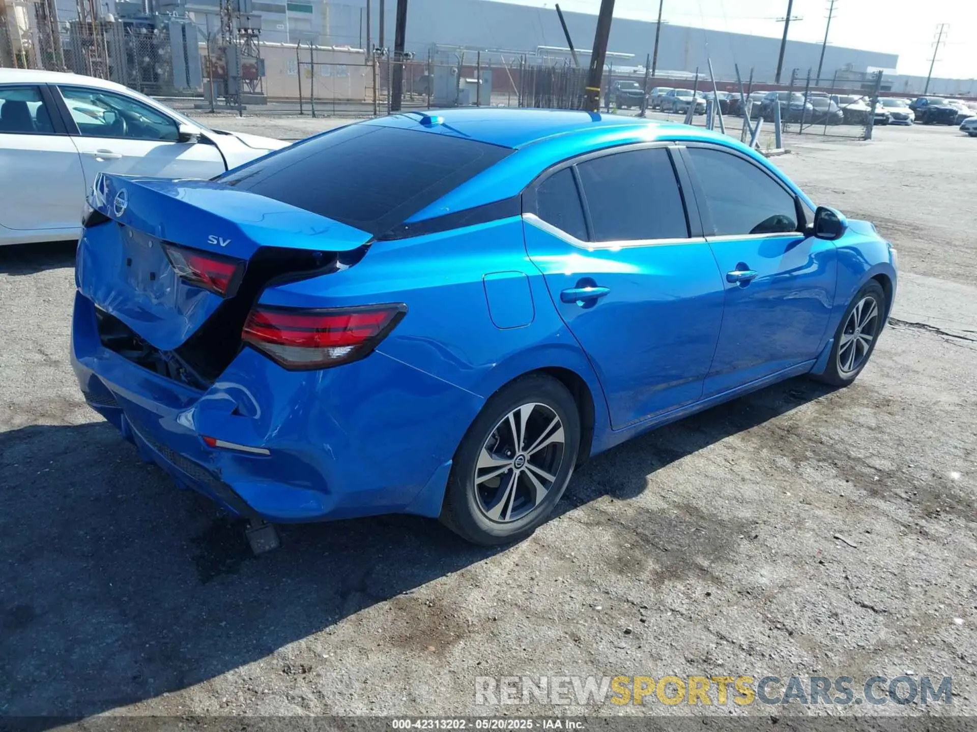 4 Photograph of a damaged car 3N1AB8CV6MY313038 NISSAN SENTRA 2021