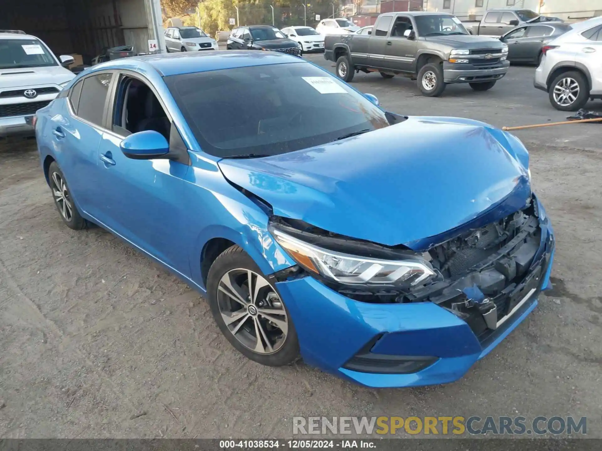 1 Photograph of a damaged car 3N1AB8CV6MY314741 NISSAN SENTRA 2021