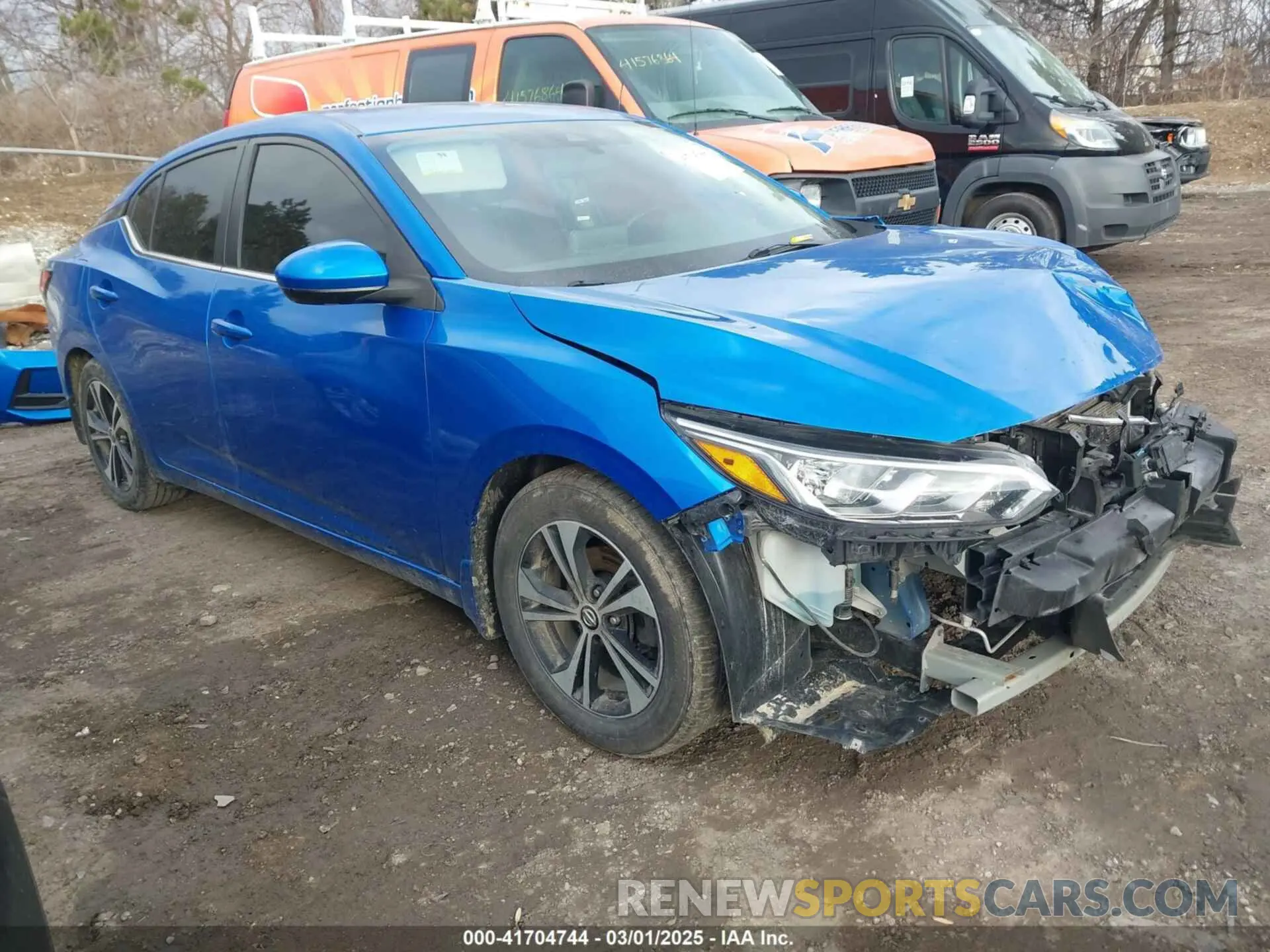1 Photograph of a damaged car 3N1AB8CV6MY317039 NISSAN SENTRA 2021