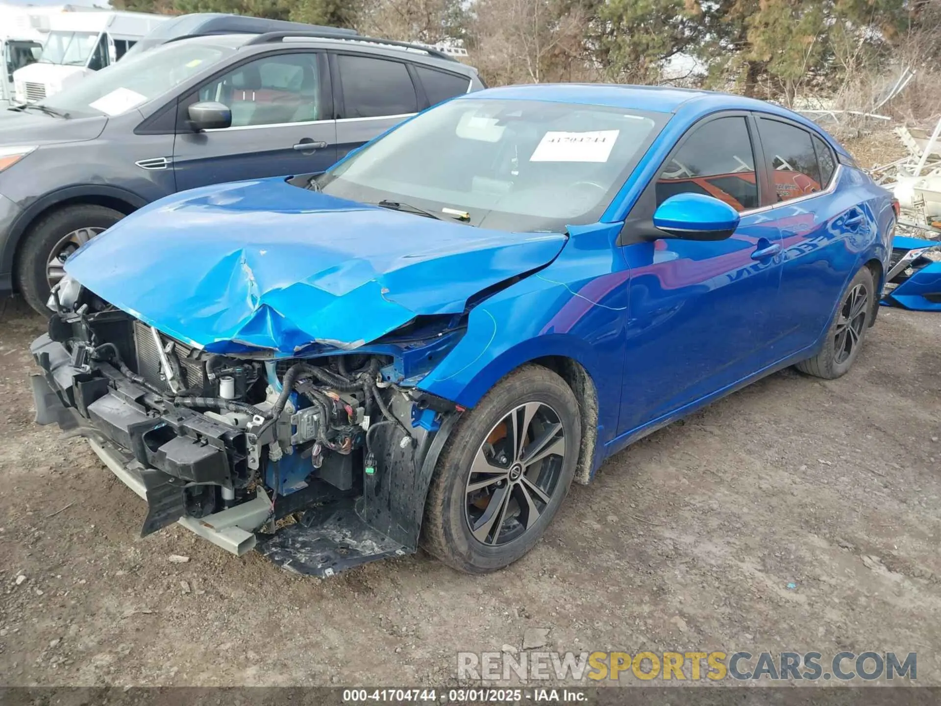 2 Photograph of a damaged car 3N1AB8CV6MY317039 NISSAN SENTRA 2021