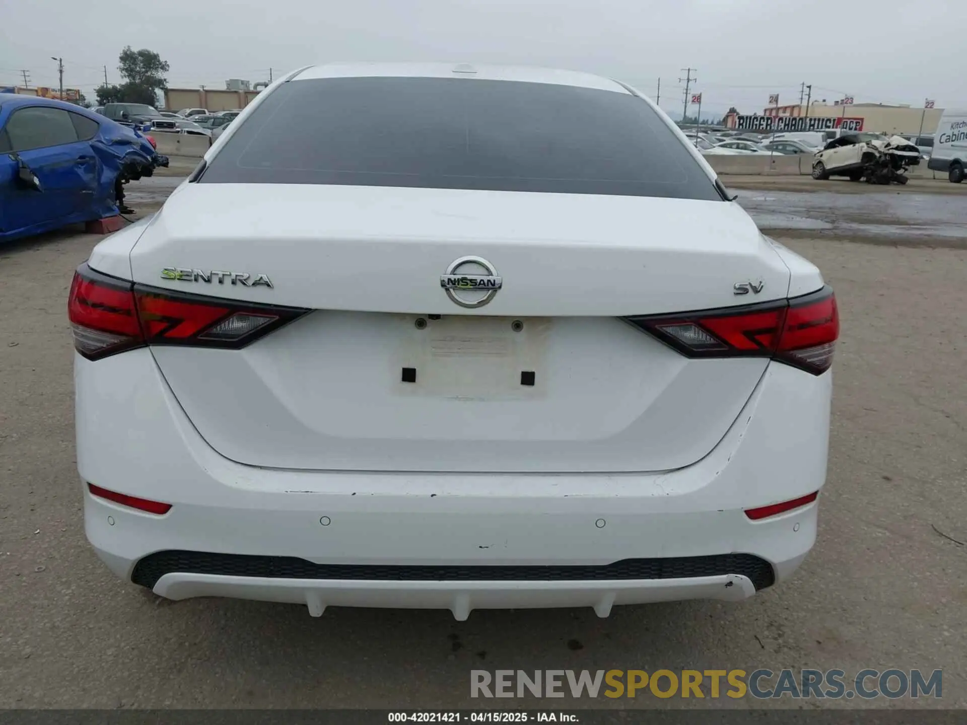 16 Photograph of a damaged car 3N1AB8CV6MY317316 NISSAN SENTRA 2021