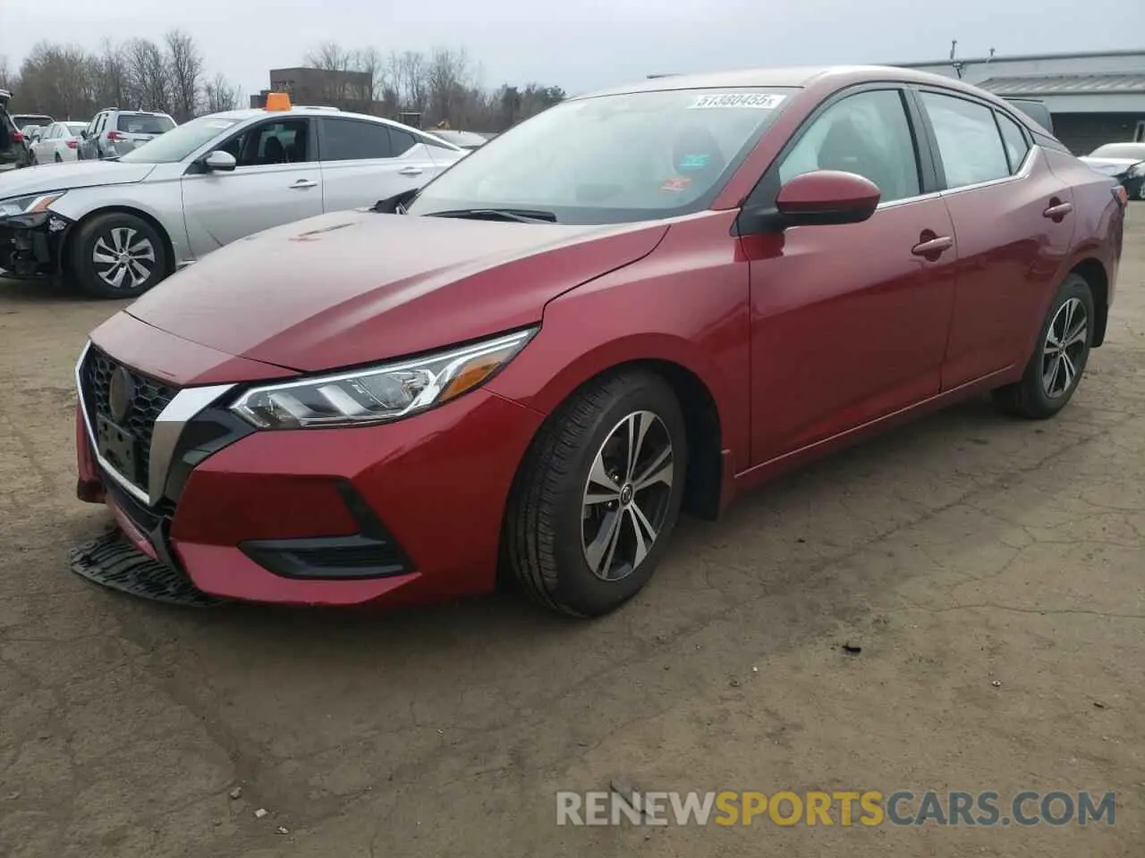 1 Photograph of a damaged car 3N1AB8CV6MY319339 NISSAN SENTRA 2021