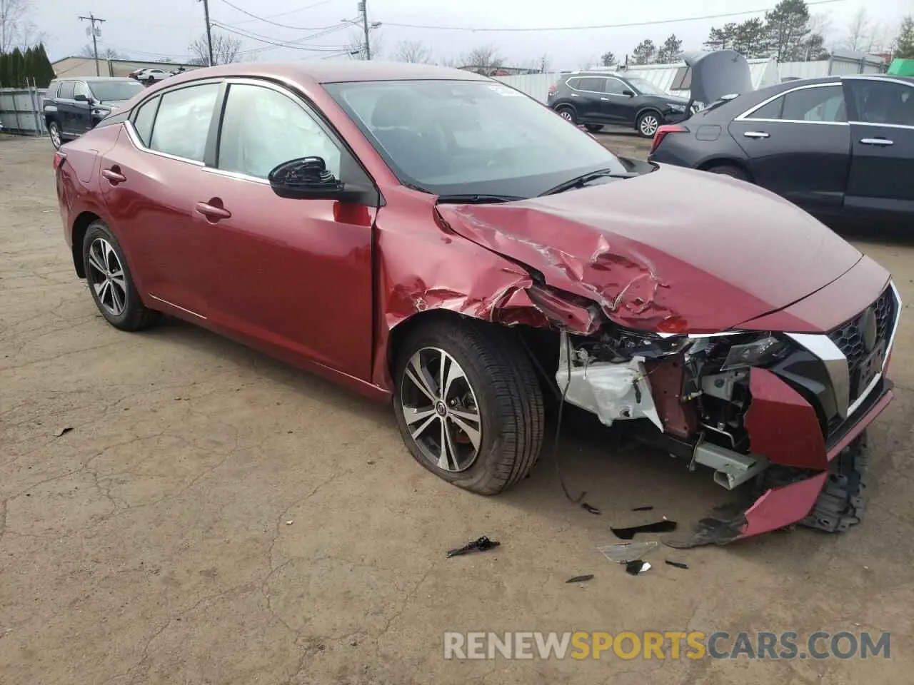 4 Photograph of a damaged car 3N1AB8CV6MY319339 NISSAN SENTRA 2021