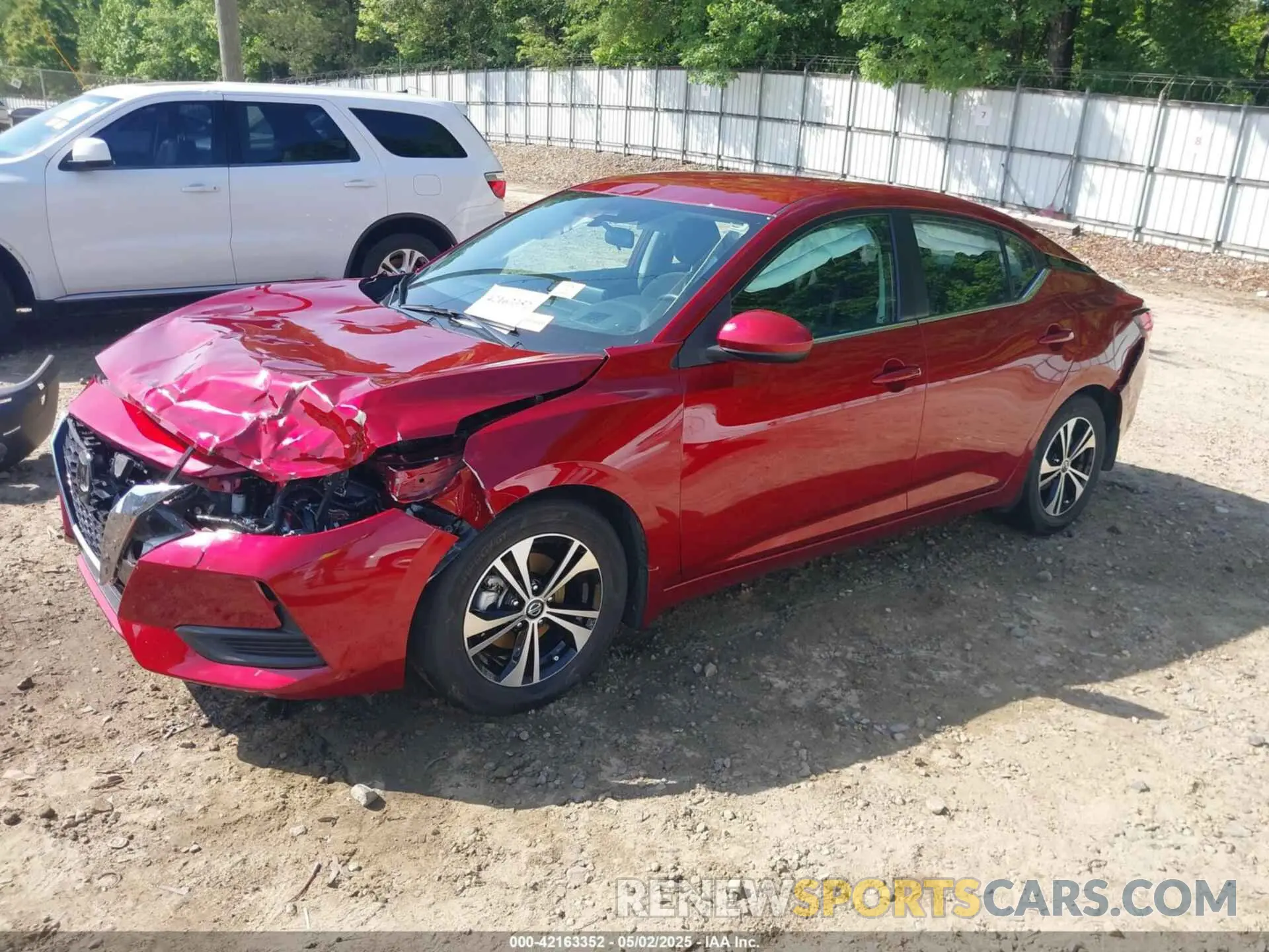 2 Photograph of a damaged car 3N1AB8CV6MY319762 NISSAN SENTRA 2021