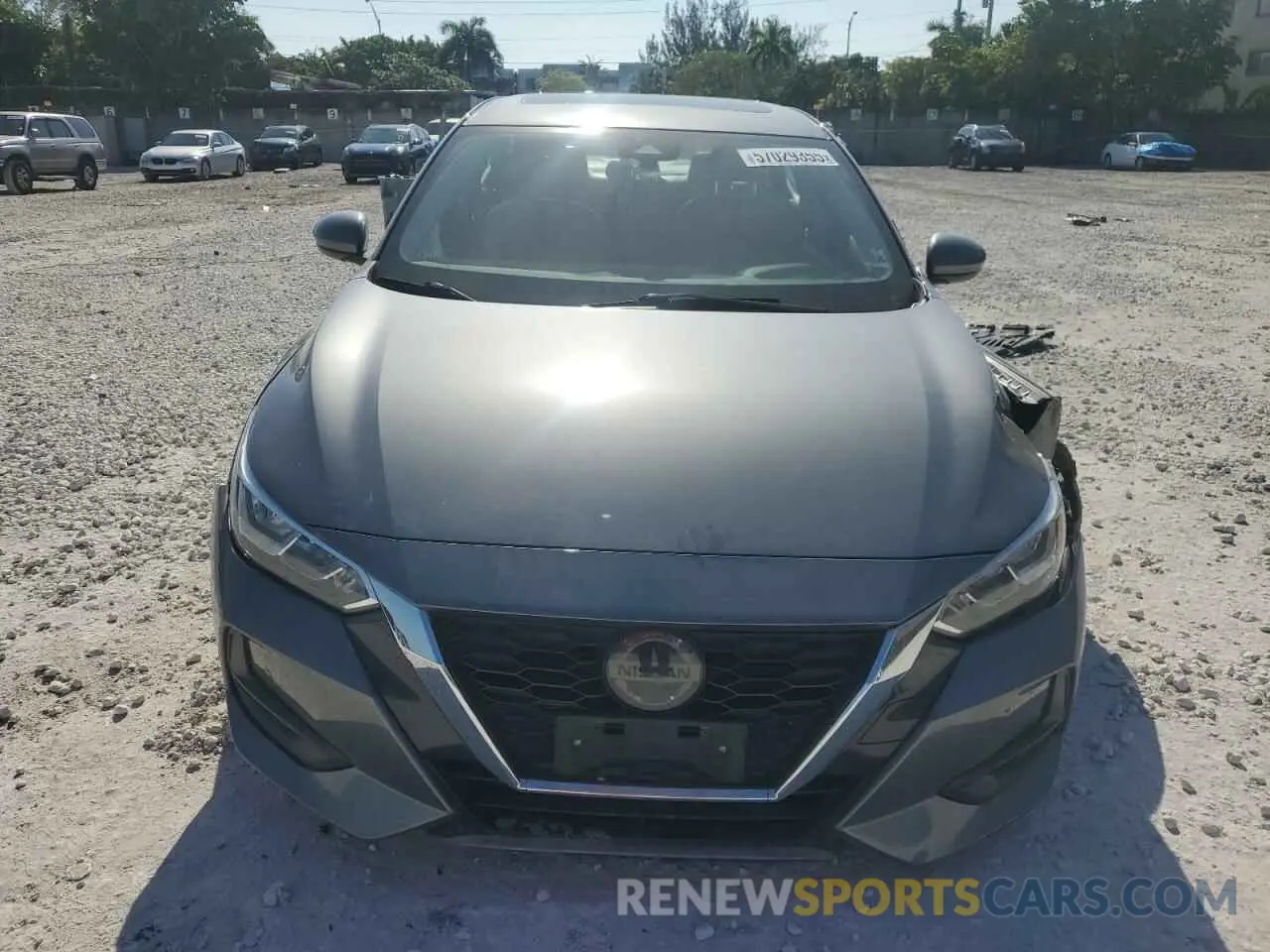 5 Photograph of a damaged car 3N1AB8CV6MY325660 NISSAN SENTRA 2021