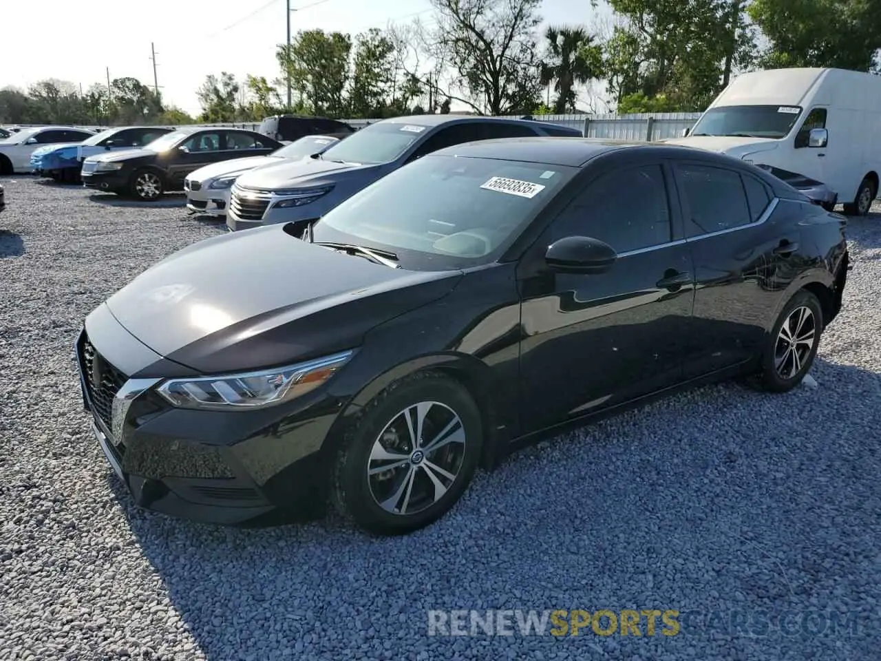 1 Photograph of a damaged car 3N1AB8CV6MY332107 NISSAN SENTRA 2021