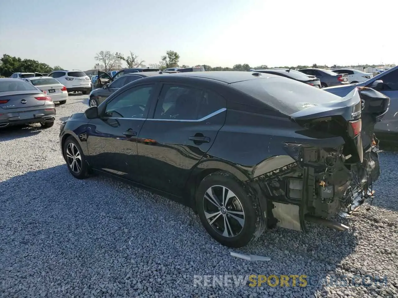2 Photograph of a damaged car 3N1AB8CV6MY332107 NISSAN SENTRA 2021