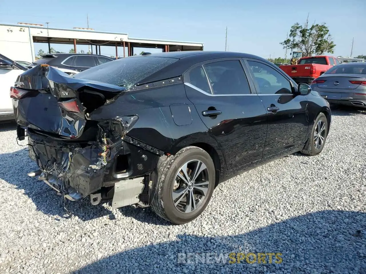 3 Photograph of a damaged car 3N1AB8CV6MY332107 NISSAN SENTRA 2021
