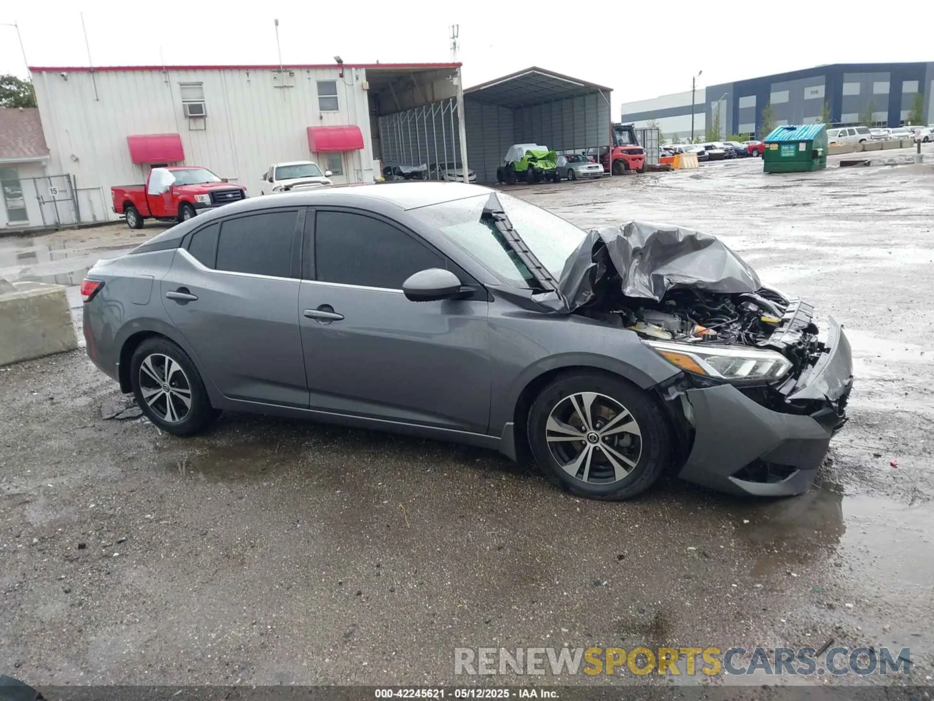 13 Photograph of a damaged car 3N1AB8CV7MY209755 NISSAN SENTRA 2021
