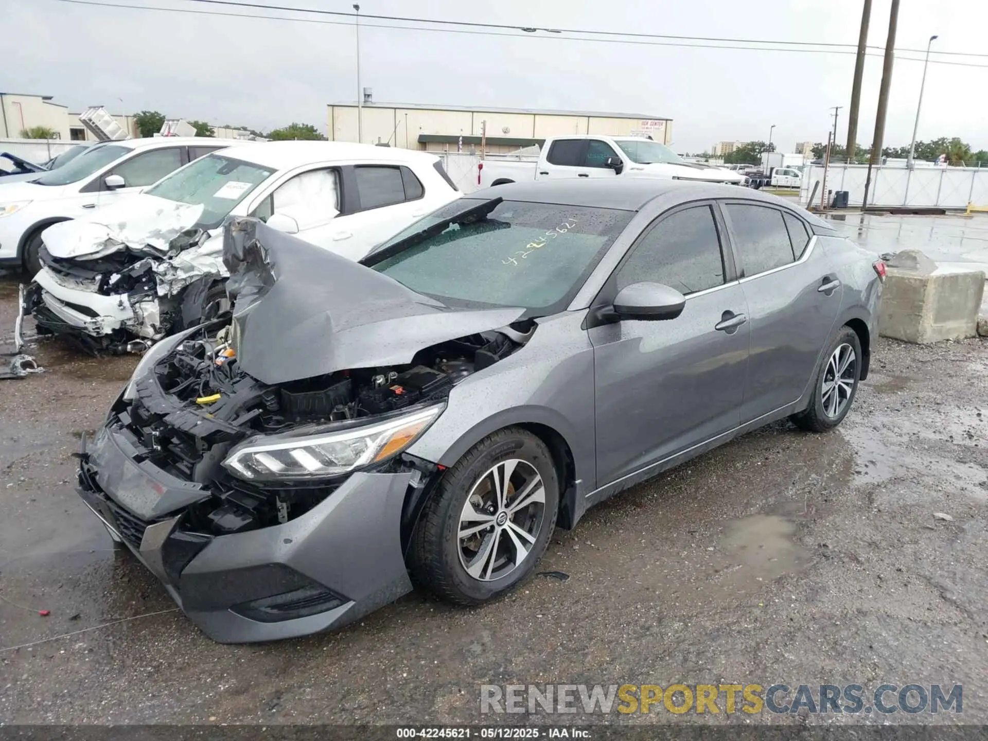 2 Photograph of a damaged car 3N1AB8CV7MY209755 NISSAN SENTRA 2021