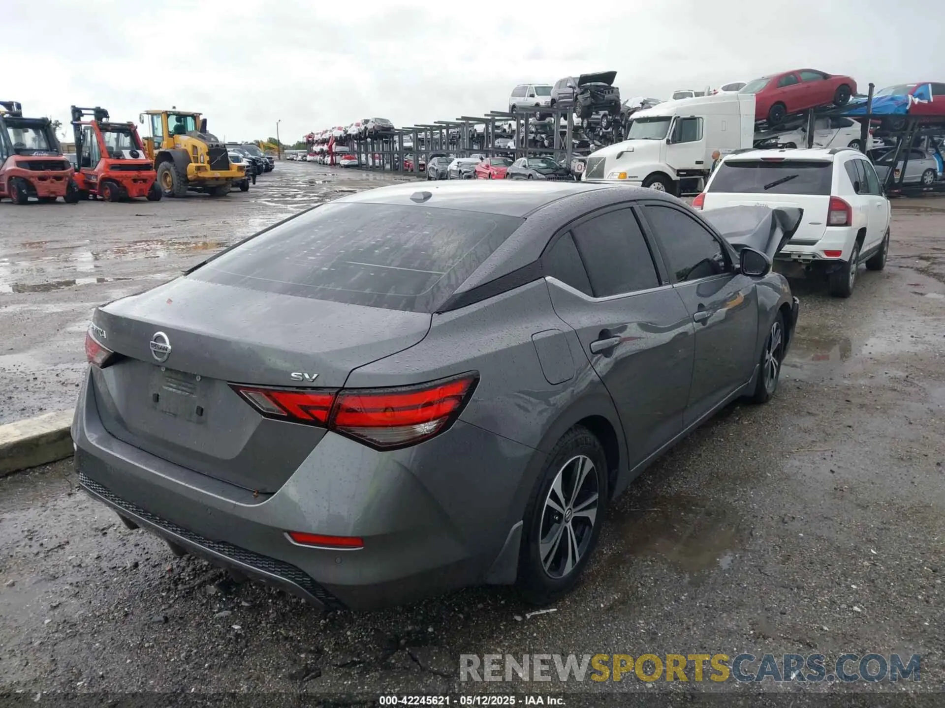 4 Photograph of a damaged car 3N1AB8CV7MY209755 NISSAN SENTRA 2021