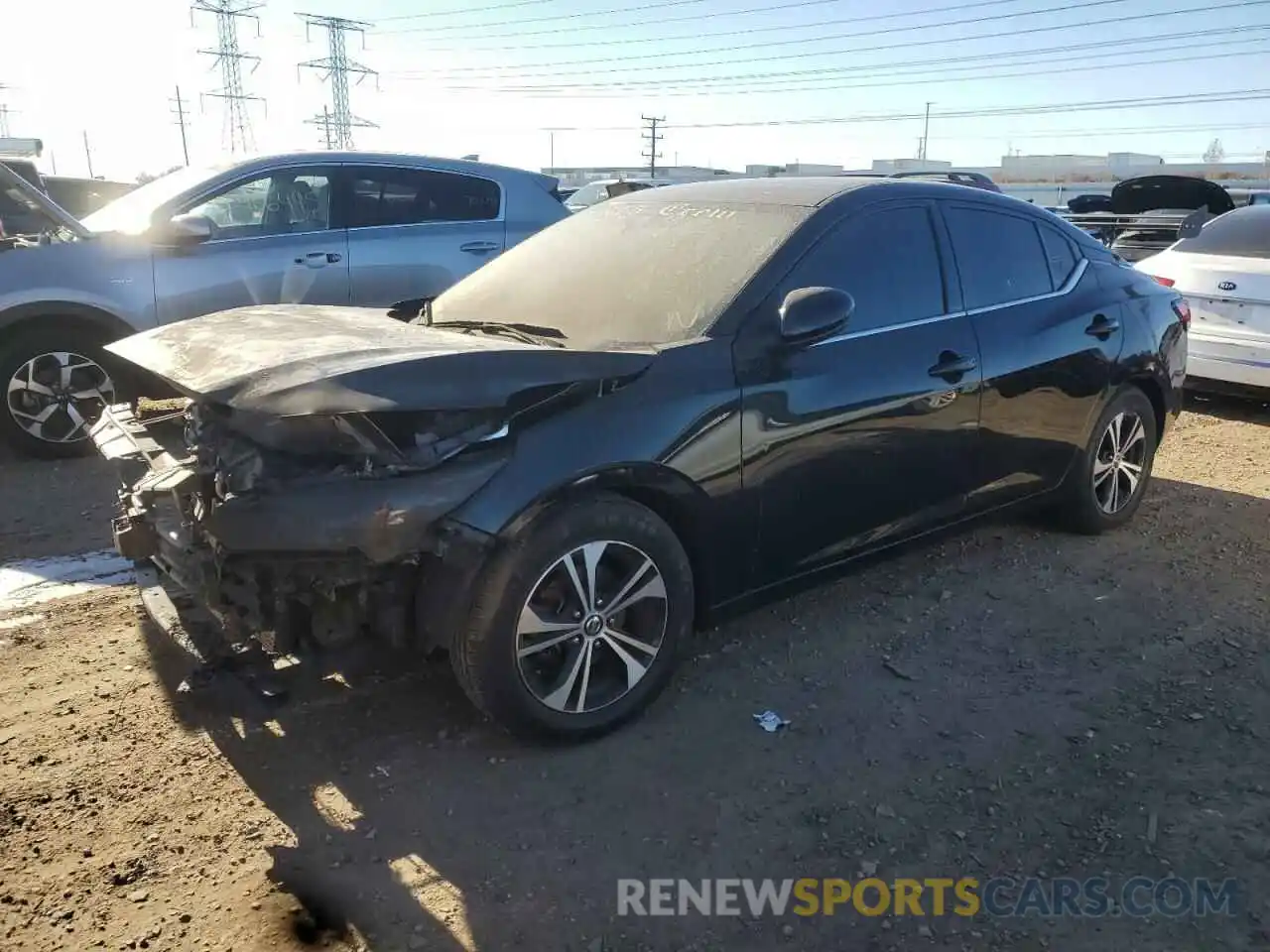 1 Photograph of a damaged car 3N1AB8CV7MY210534 NISSAN SENTRA 2021