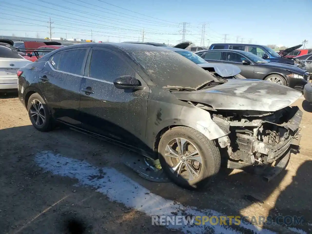 4 Photograph of a damaged car 3N1AB8CV7MY210534 NISSAN SENTRA 2021