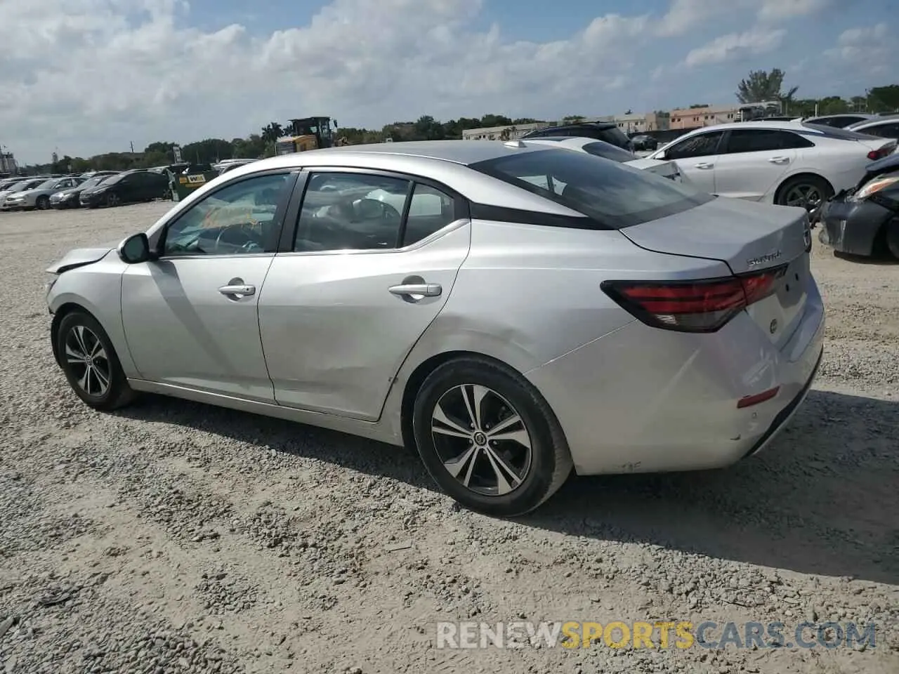 2 Photograph of a damaged car 3N1AB8CV7MY219329 NISSAN SENTRA 2021