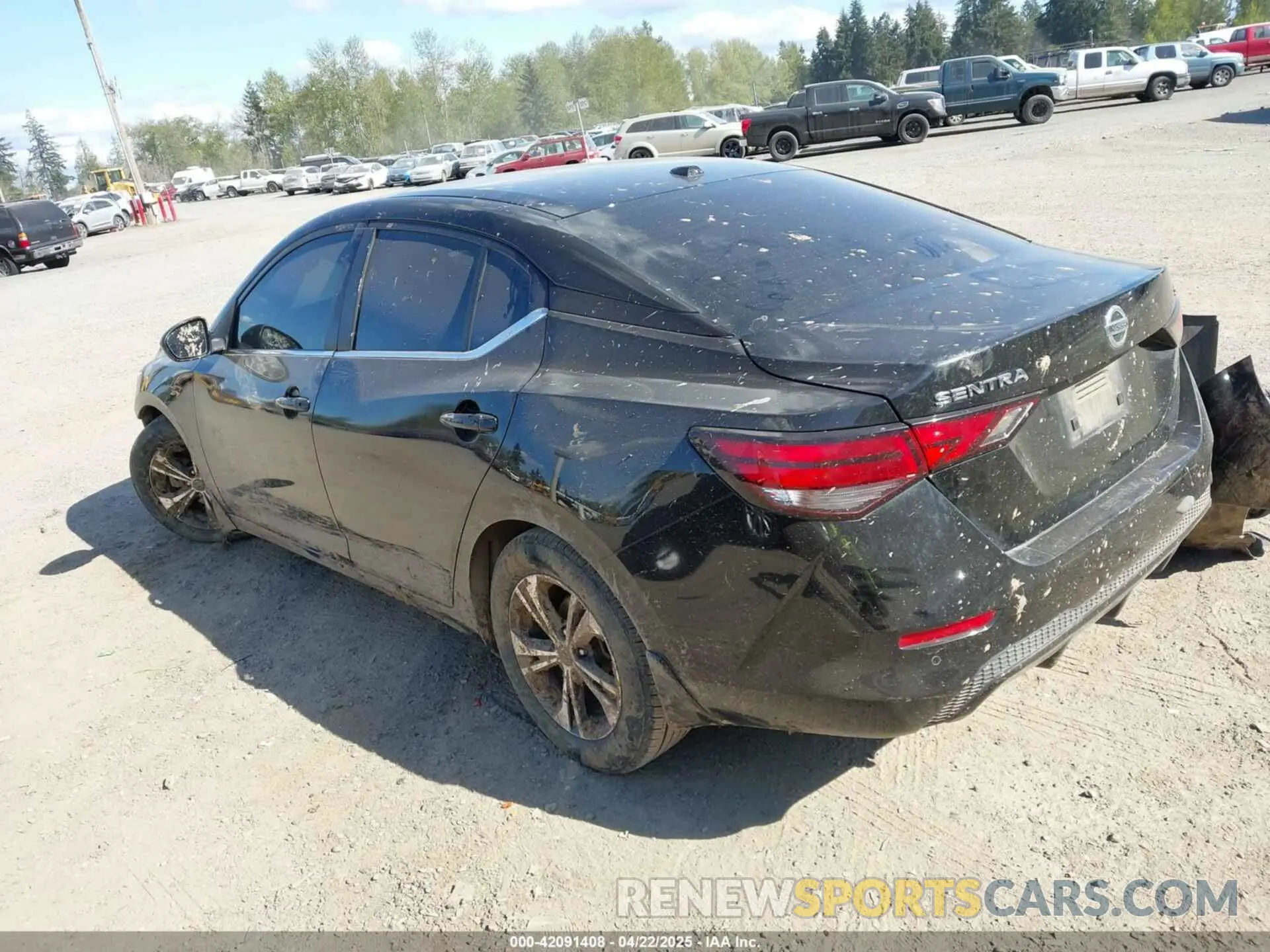 3 Photograph of a damaged car 3N1AB8CV7MY223011 NISSAN SENTRA 2021