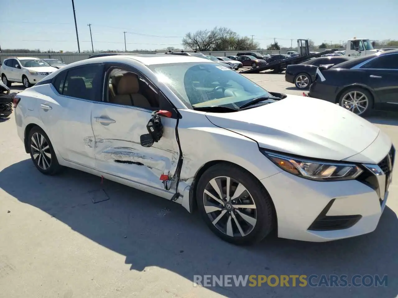 4 Photograph of a damaged car 3N1AB8CV7MY230699 NISSAN SENTRA 2021