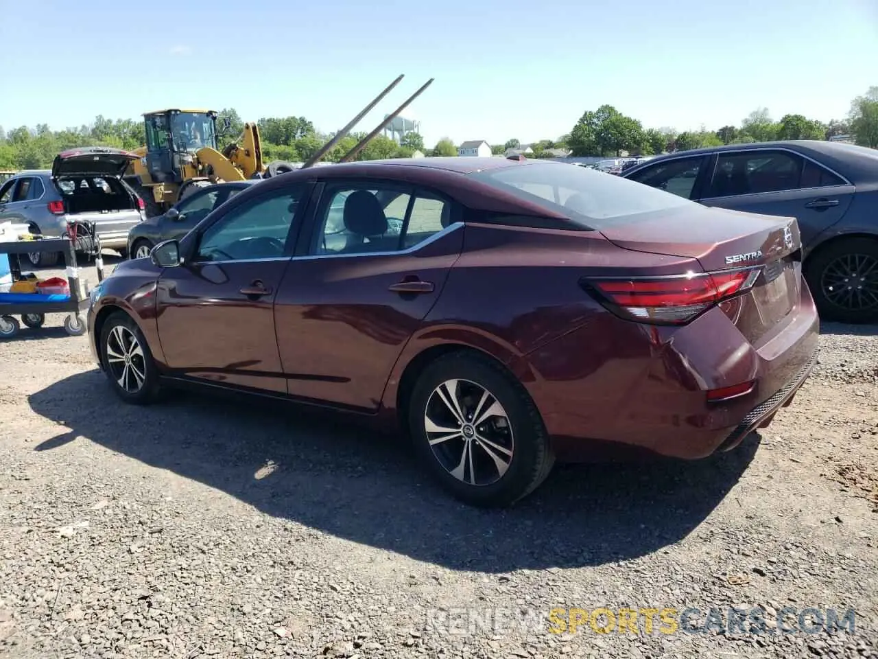 2 Photograph of a damaged car 3N1AB8CV7MY241153 NISSAN SENTRA 2021