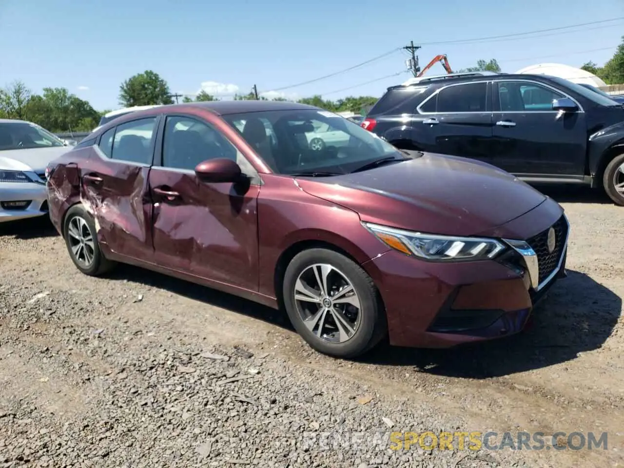 4 Photograph of a damaged car 3N1AB8CV7MY241153 NISSAN SENTRA 2021