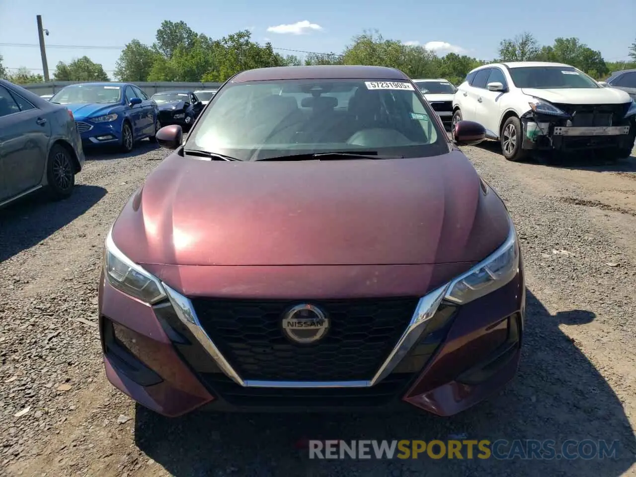 5 Photograph of a damaged car 3N1AB8CV7MY241153 NISSAN SENTRA 2021