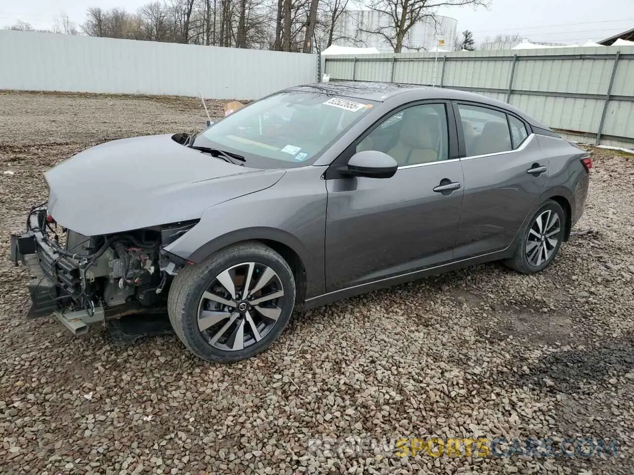 1 Photograph of a damaged car 3N1AB8CV7MY242741 NISSAN SENTRA 2021