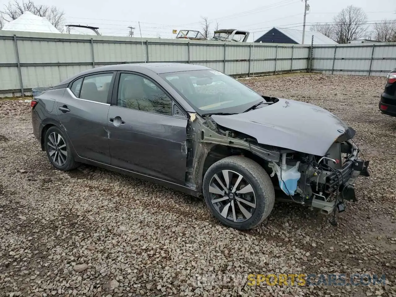 4 Photograph of a damaged car 3N1AB8CV7MY242741 NISSAN SENTRA 2021