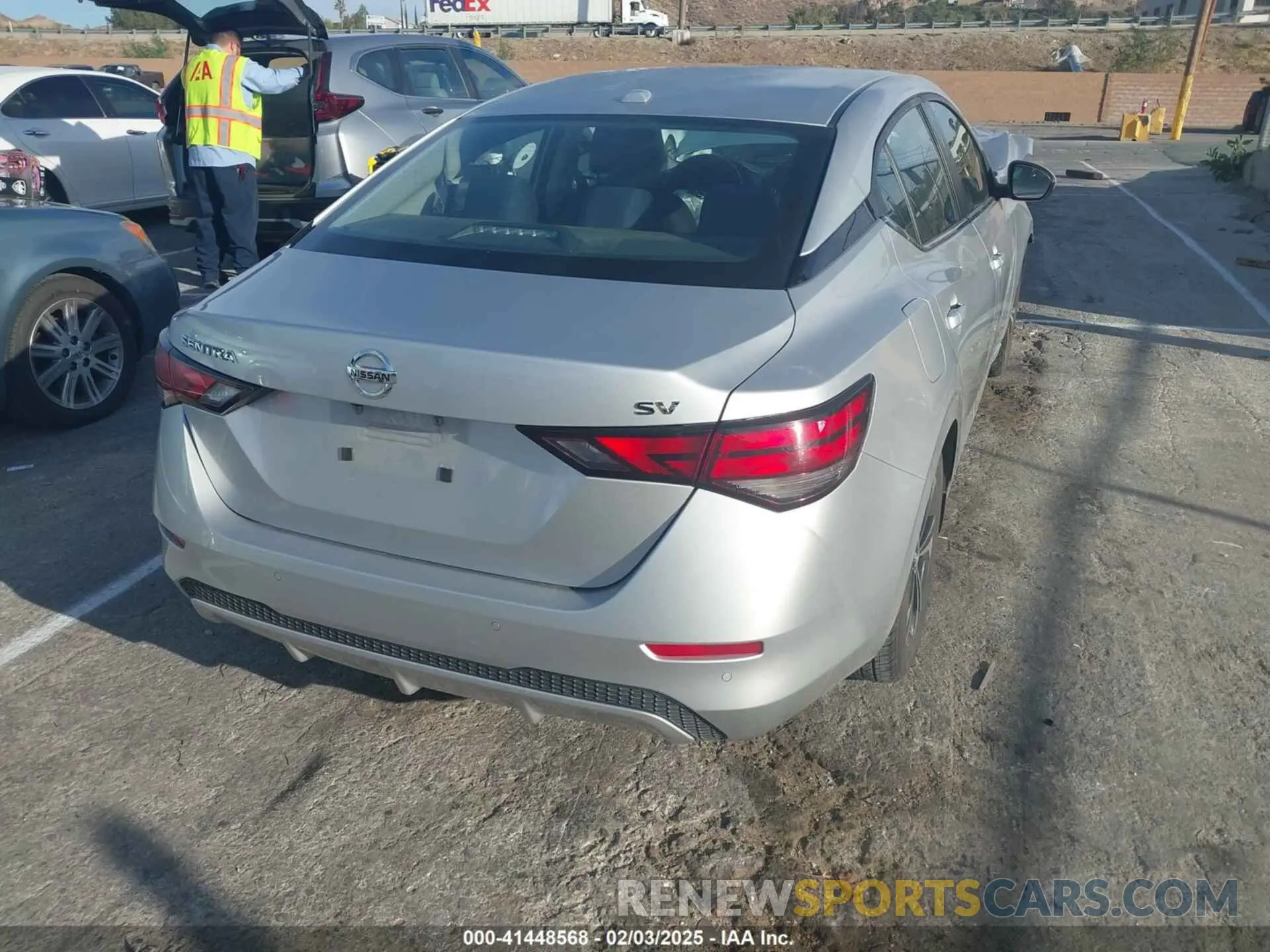 4 Photograph of a damaged car 3N1AB8CV7MY255683 NISSAN SENTRA 2021