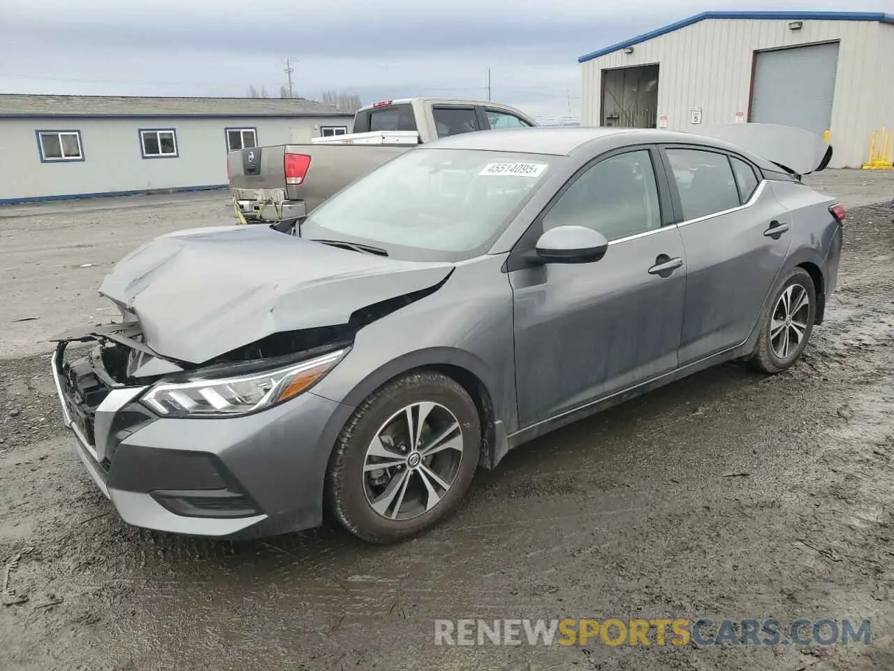 1 Photograph of a damaged car 3N1AB8CV7MY260897 NISSAN SENTRA 2021