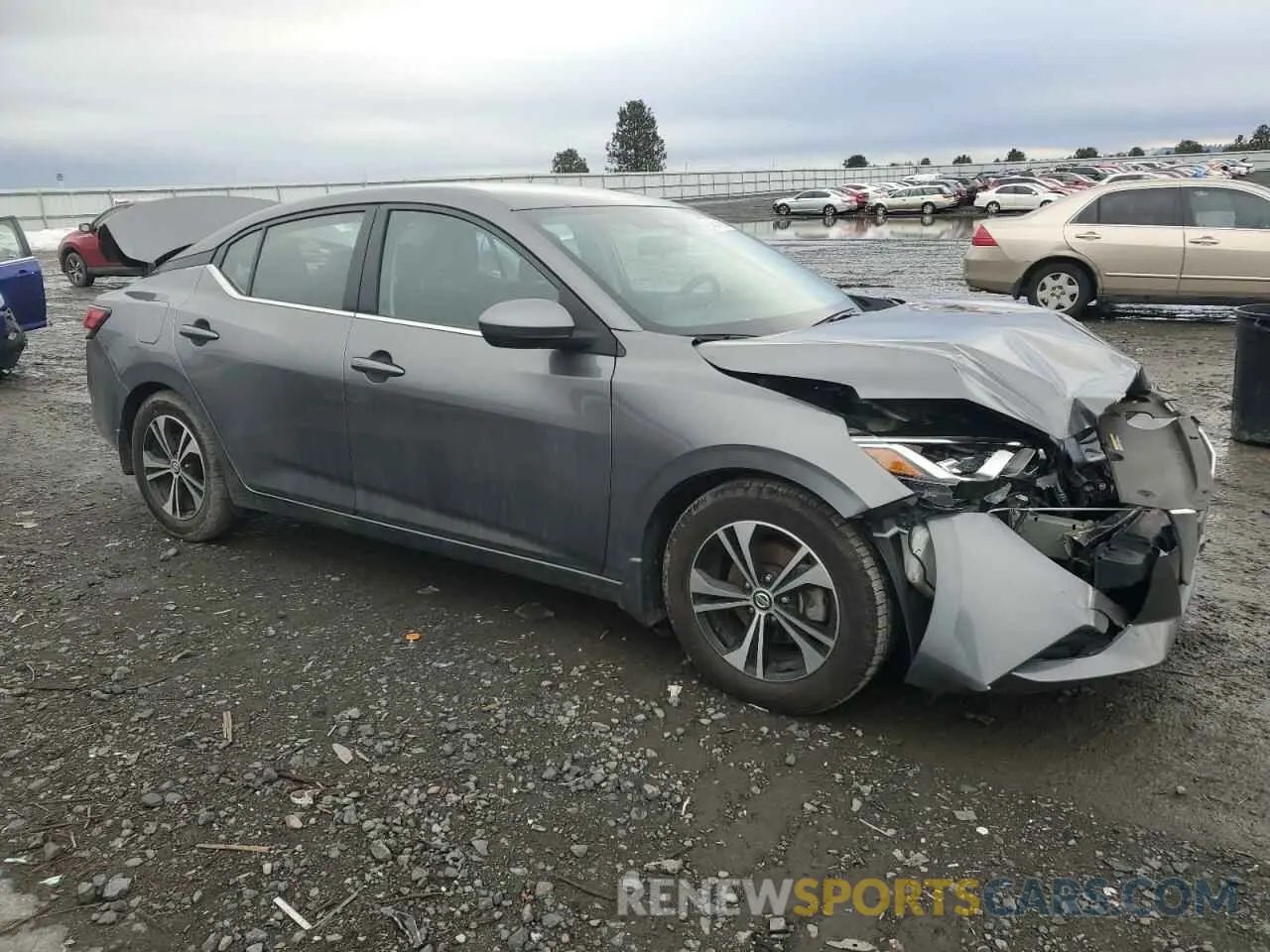 4 Photograph of a damaged car 3N1AB8CV7MY260897 NISSAN SENTRA 2021