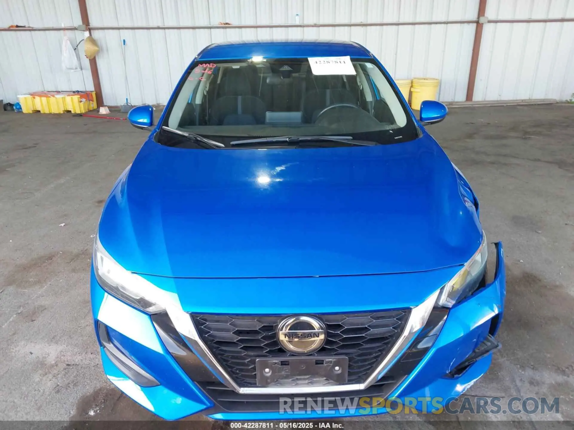 12 Photograph of a damaged car 3N1AB8CV7MY265937 NISSAN SENTRA 2021