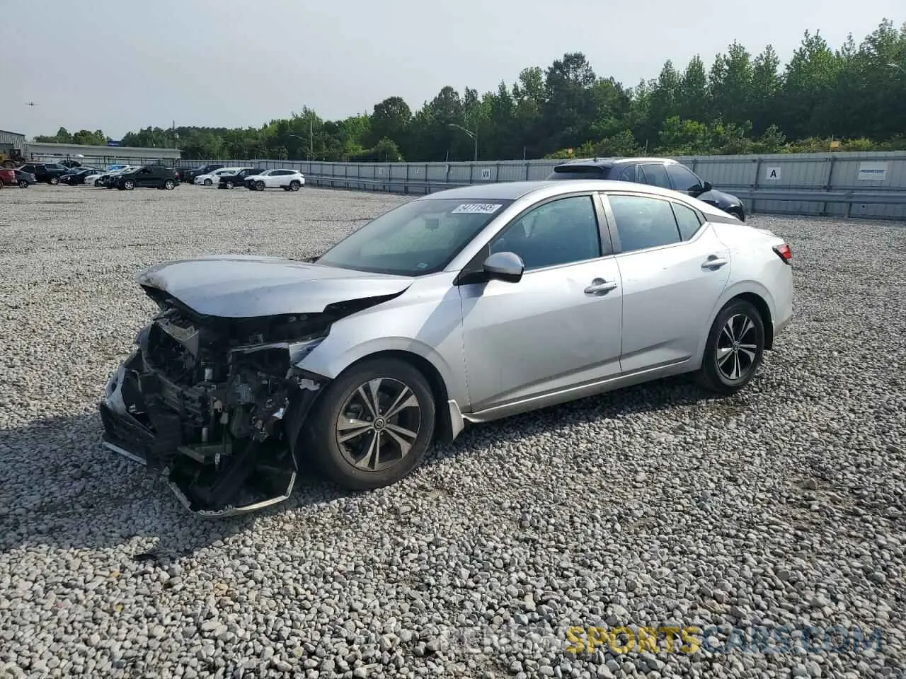 1 Photograph of a damaged car 3N1AB8CV7MY267736 NISSAN SENTRA 2021