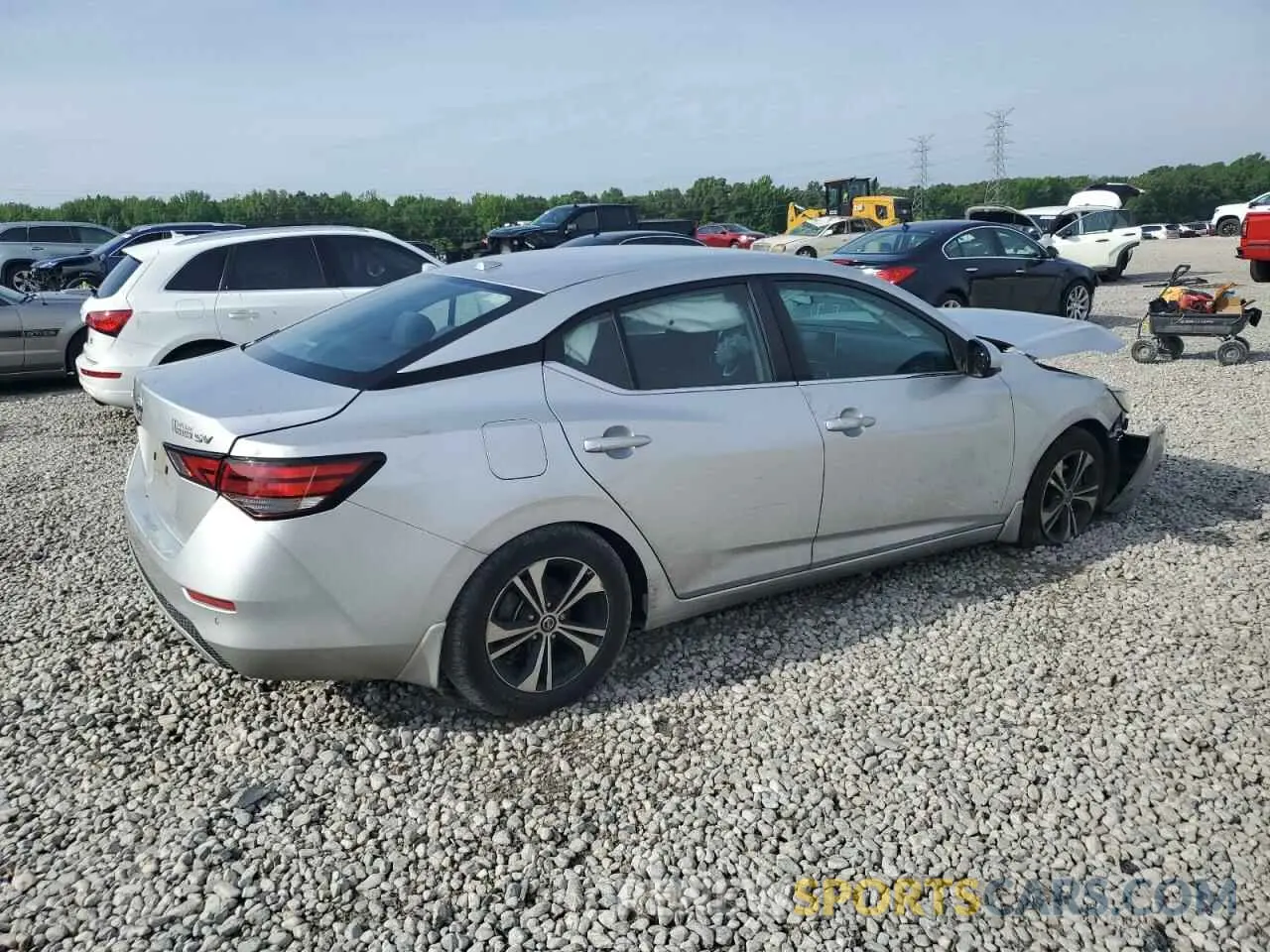 3 Photograph of a damaged car 3N1AB8CV7MY267736 NISSAN SENTRA 2021