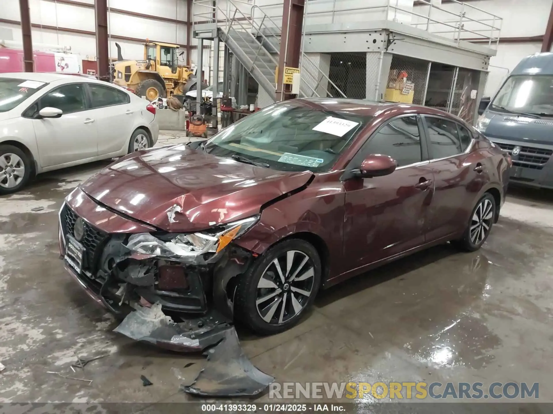 2 Photograph of a damaged car 3N1AB8CV7MY269423 NISSAN SENTRA 2021