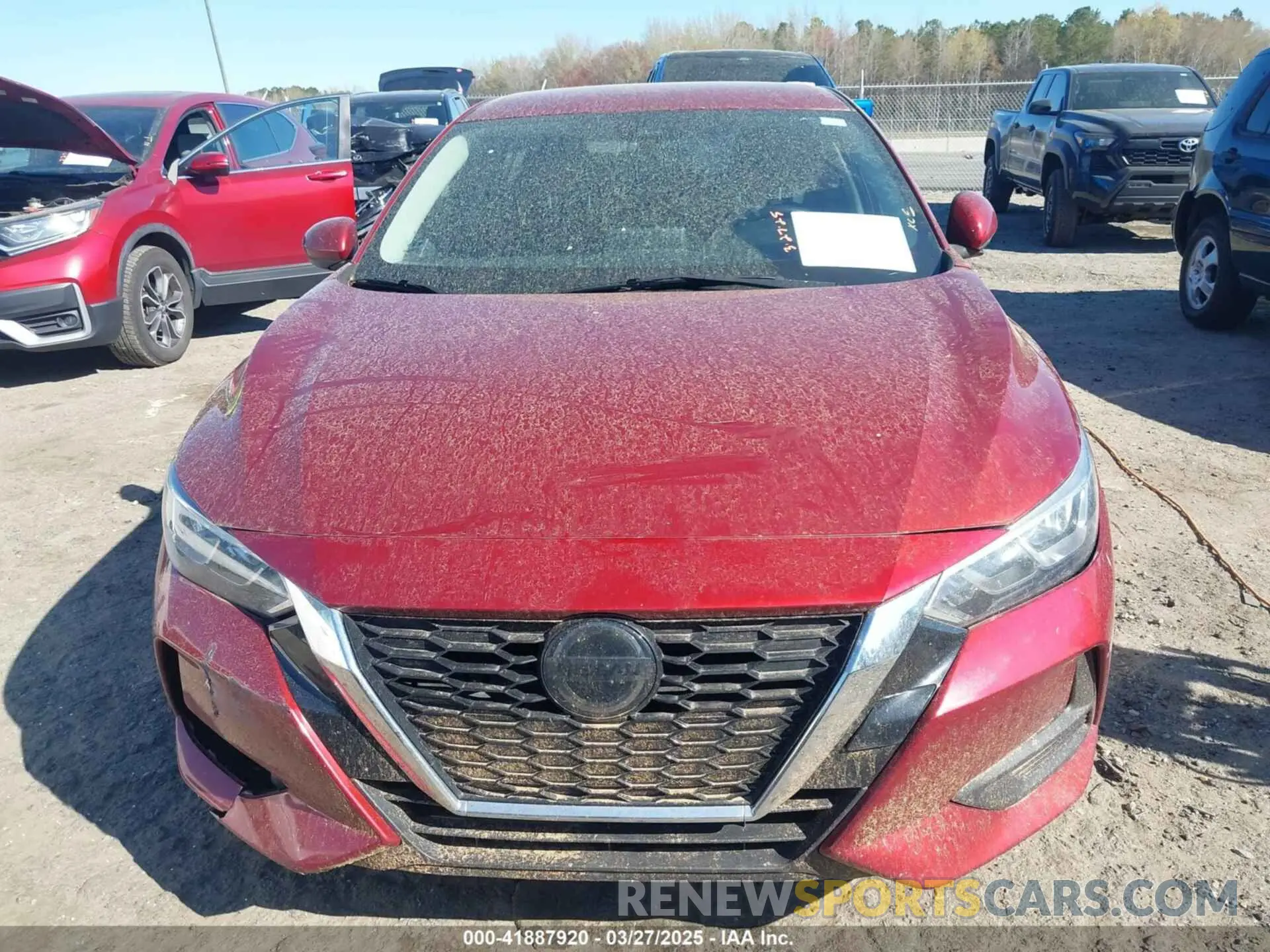 13 Photograph of a damaged car 3N1AB8CV7MY280194 NISSAN SENTRA 2021