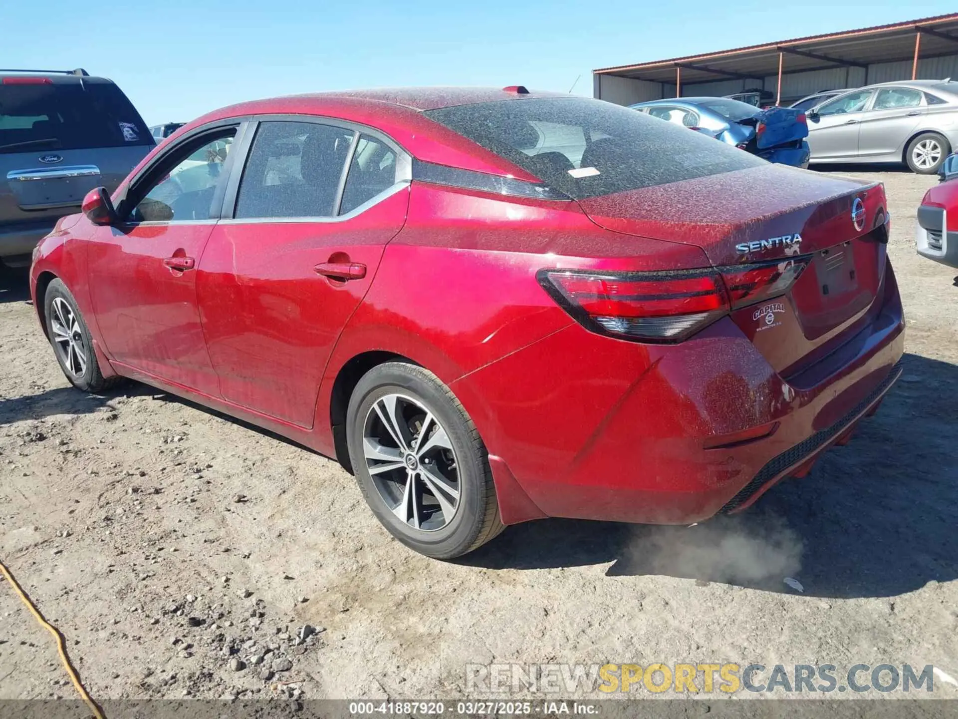 3 Photograph of a damaged car 3N1AB8CV7MY280194 NISSAN SENTRA 2021