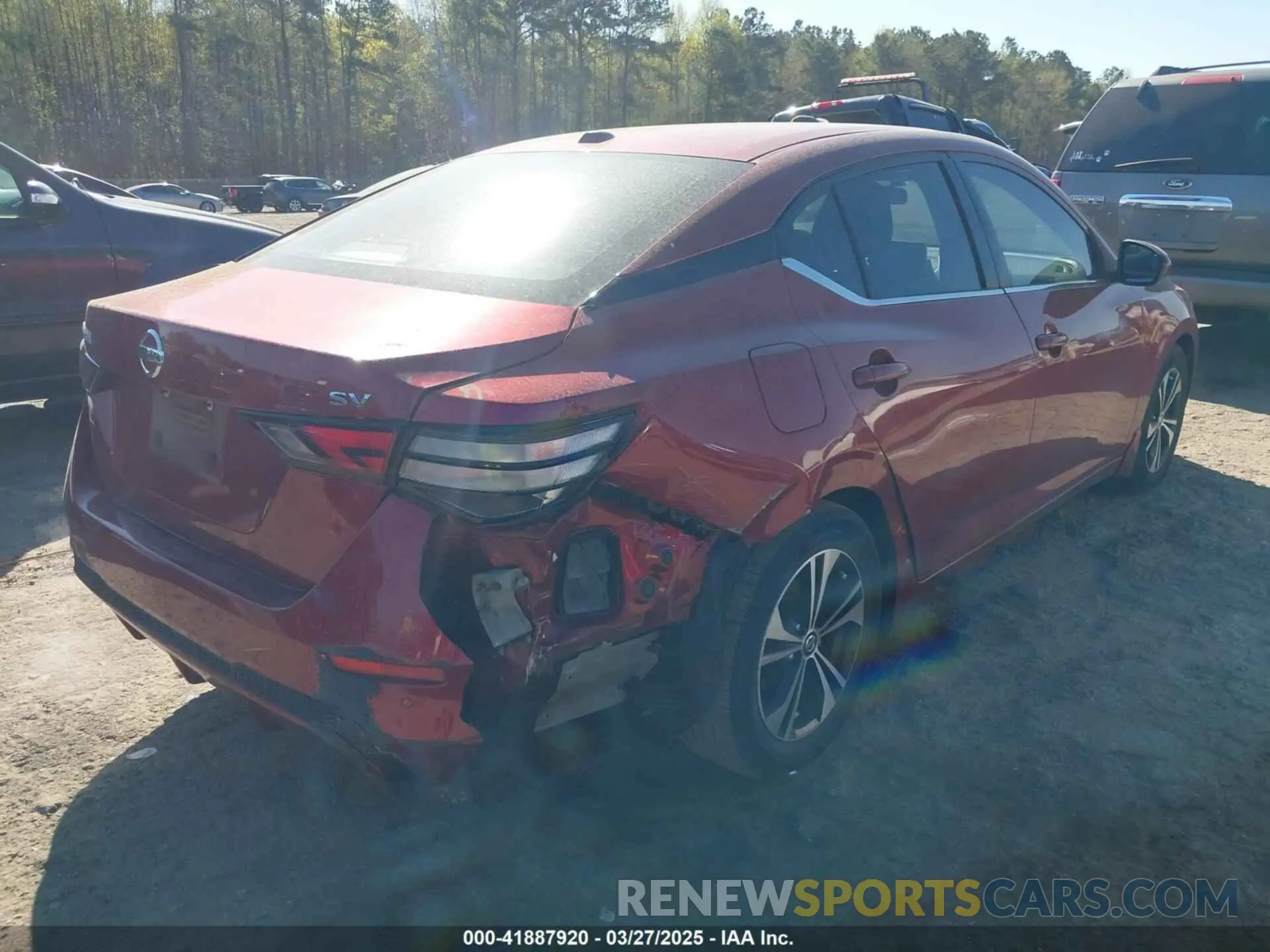 4 Photograph of a damaged car 3N1AB8CV7MY280194 NISSAN SENTRA 2021